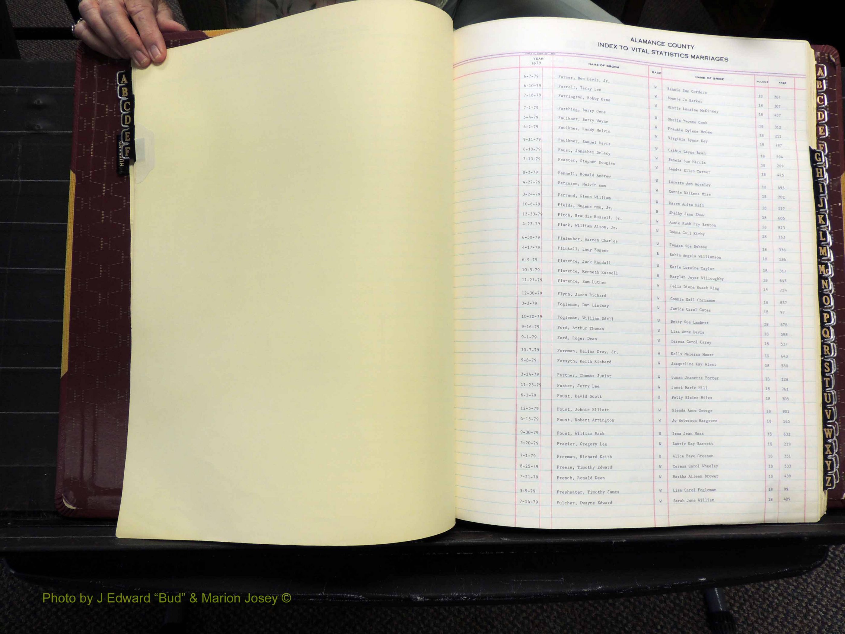 Alamance Co, NC, Marriages, Male Index, 1979-1982 (122).JPG