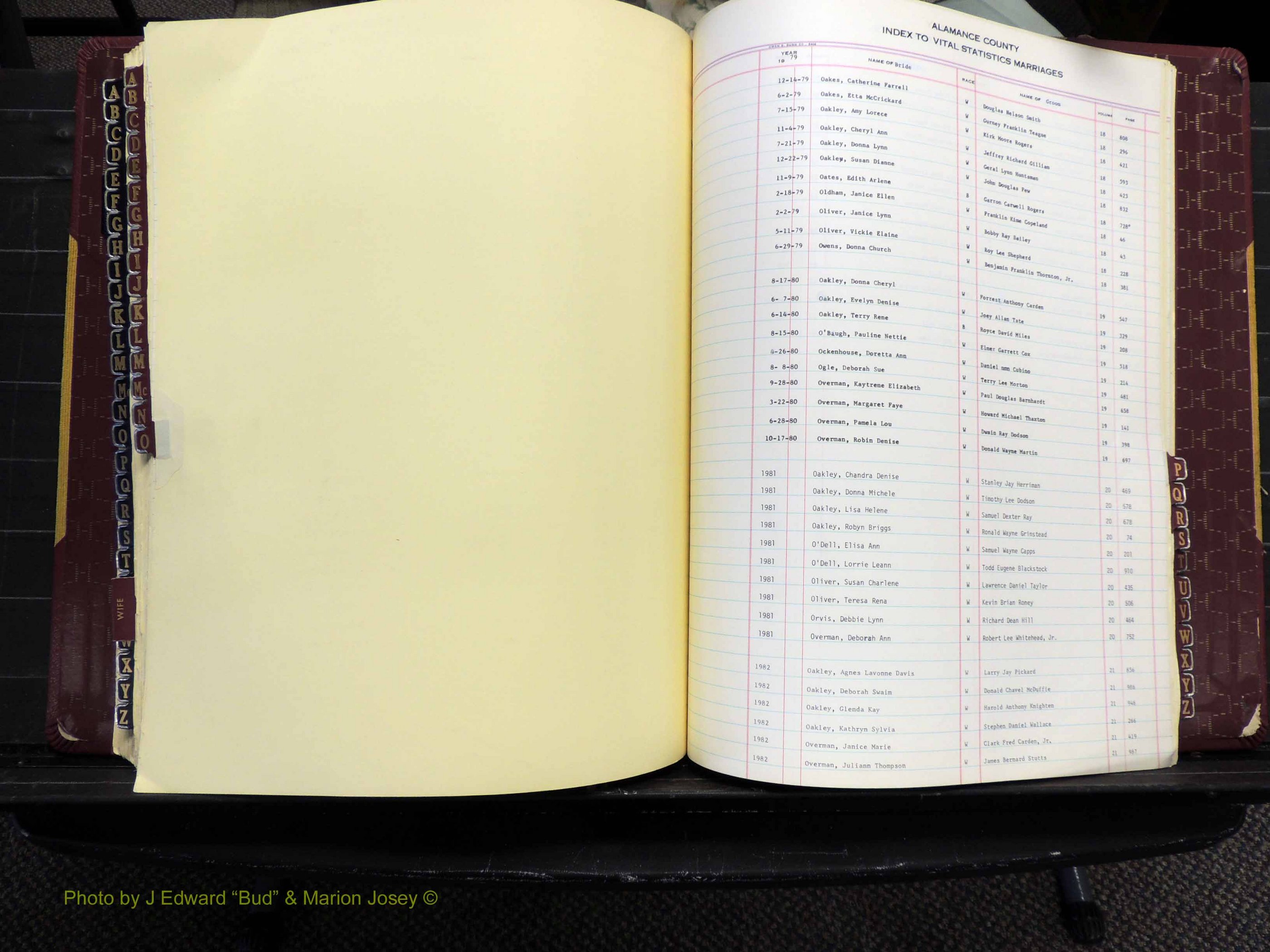 Alamance Co, NC, Marriages, Male Index, 1979-1982 (241).JPG