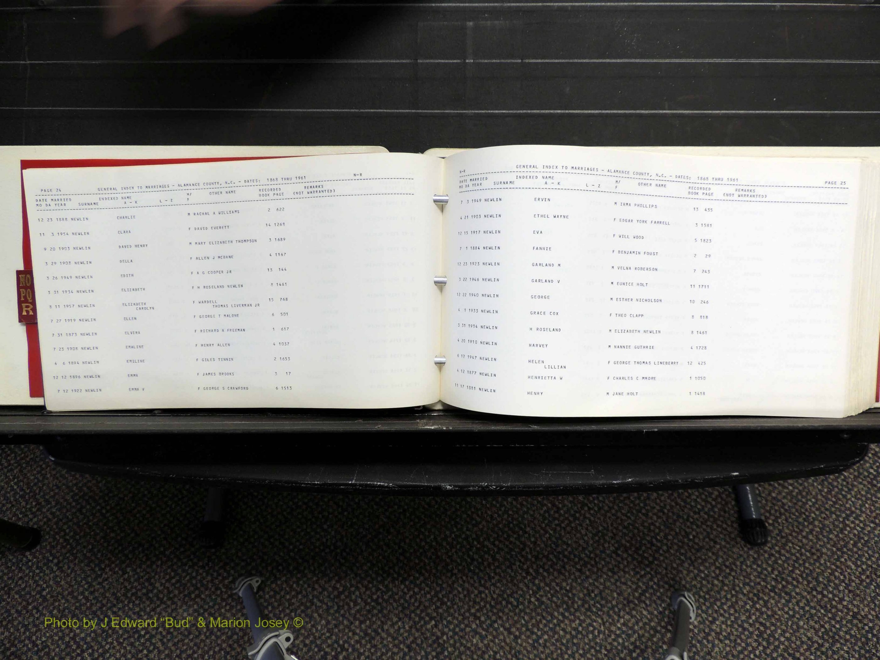 Alamance Co, NC, Marriages, N-R, 1868-1961 (116).JPG