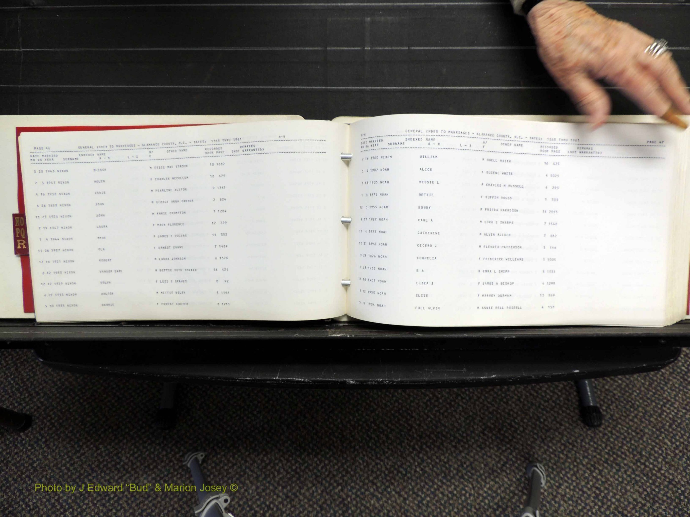 Alamance Co, NC, Marriages, N-R, 1868-1961 (127).JPG