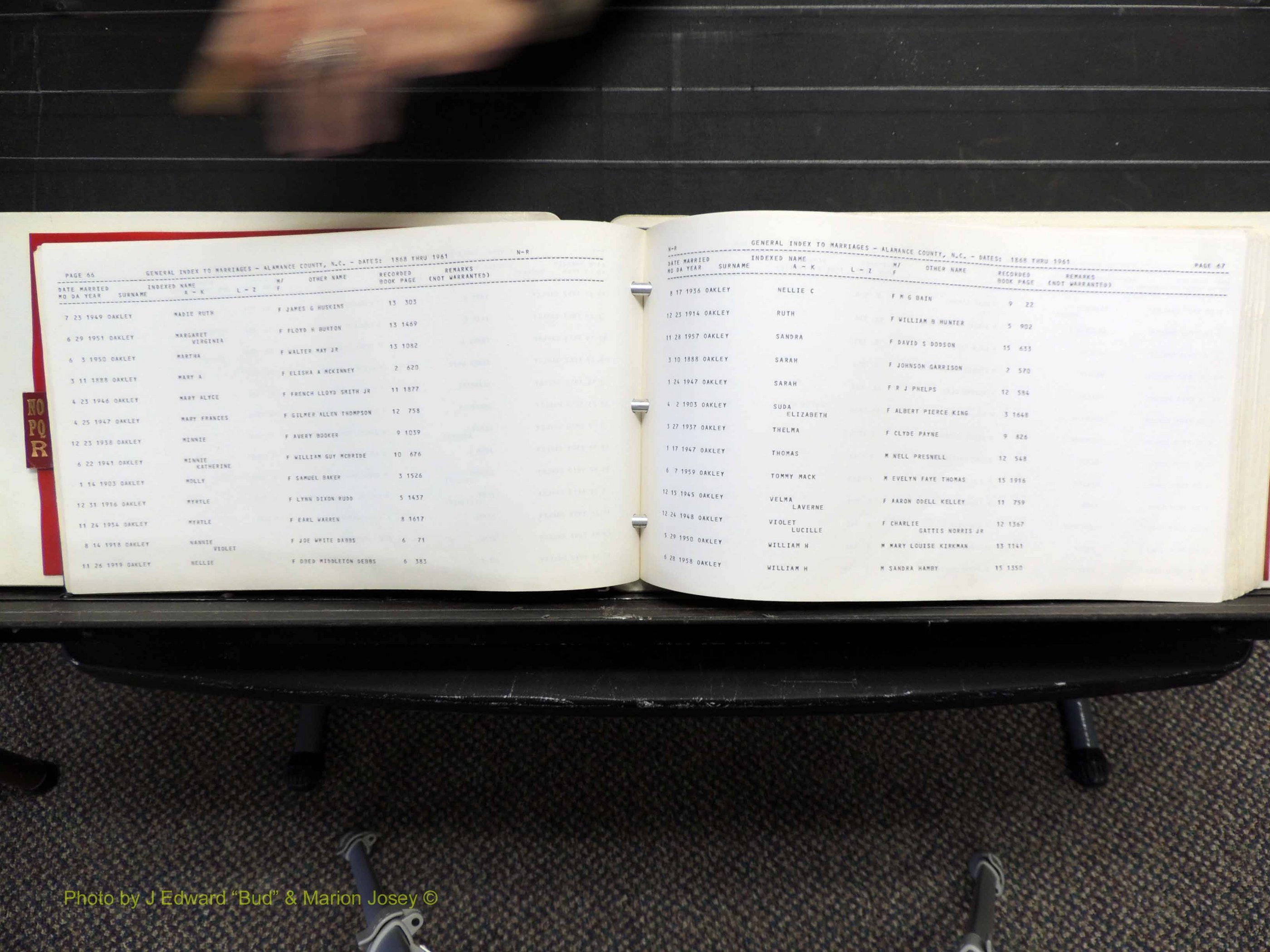 Alamance Co, NC, Marriages, N-R, 1868-1961 (137).JPG