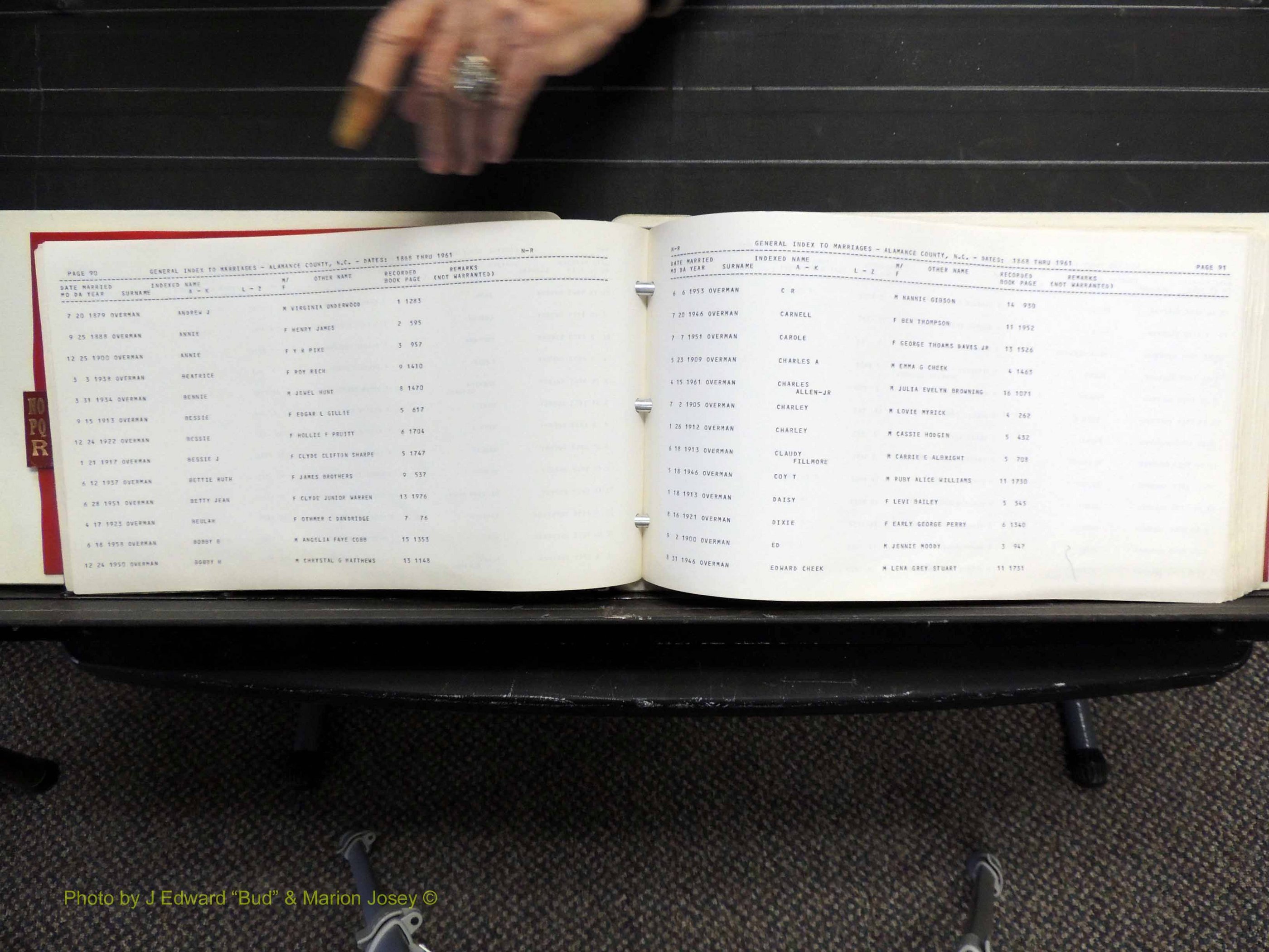 Alamance Co, NC, Marriages, N-R, 1868-1961 (149).JPG