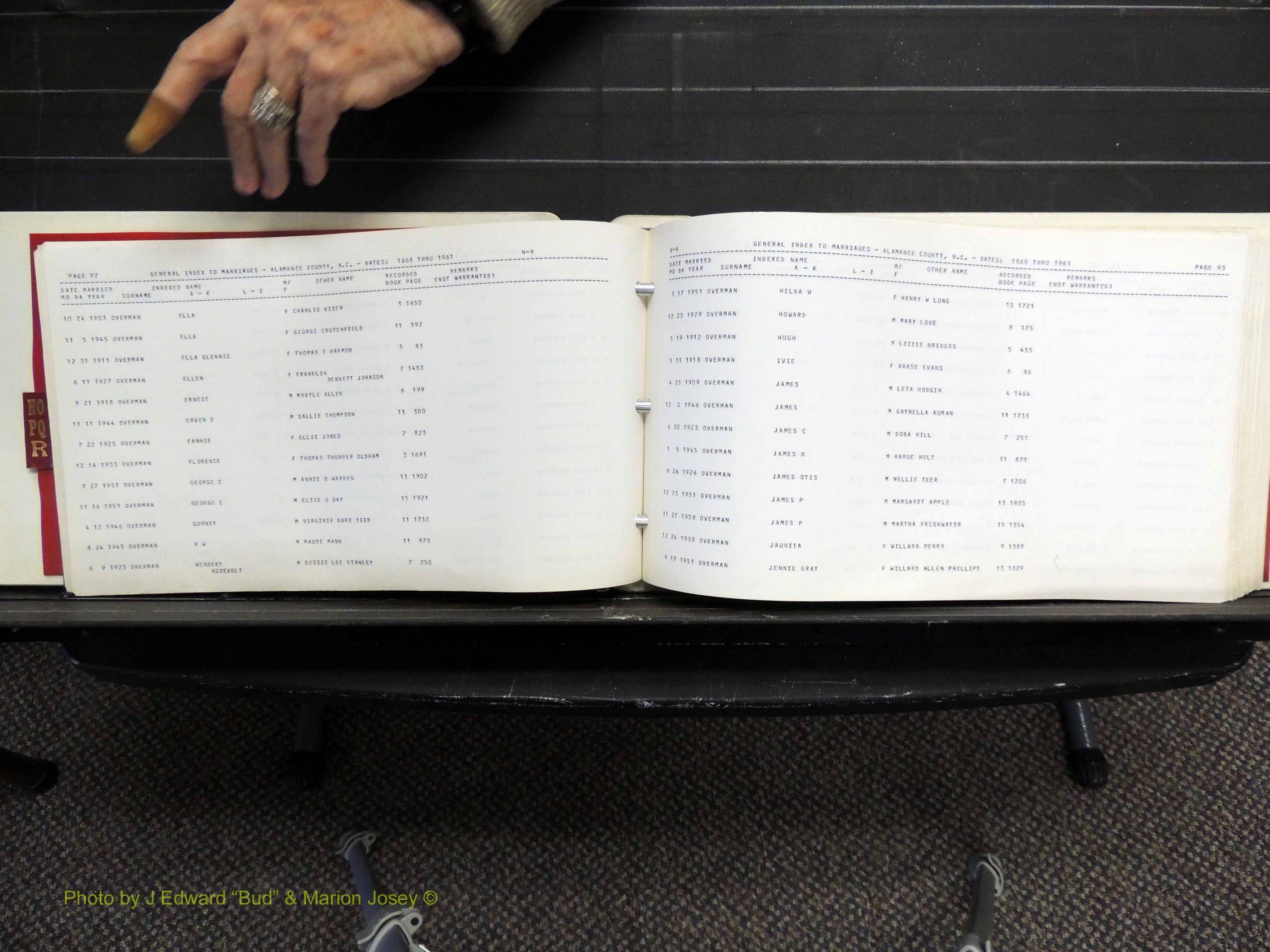 Alamance Co, NC, Marriages, N-R, 1868-1961 (150).JPG
