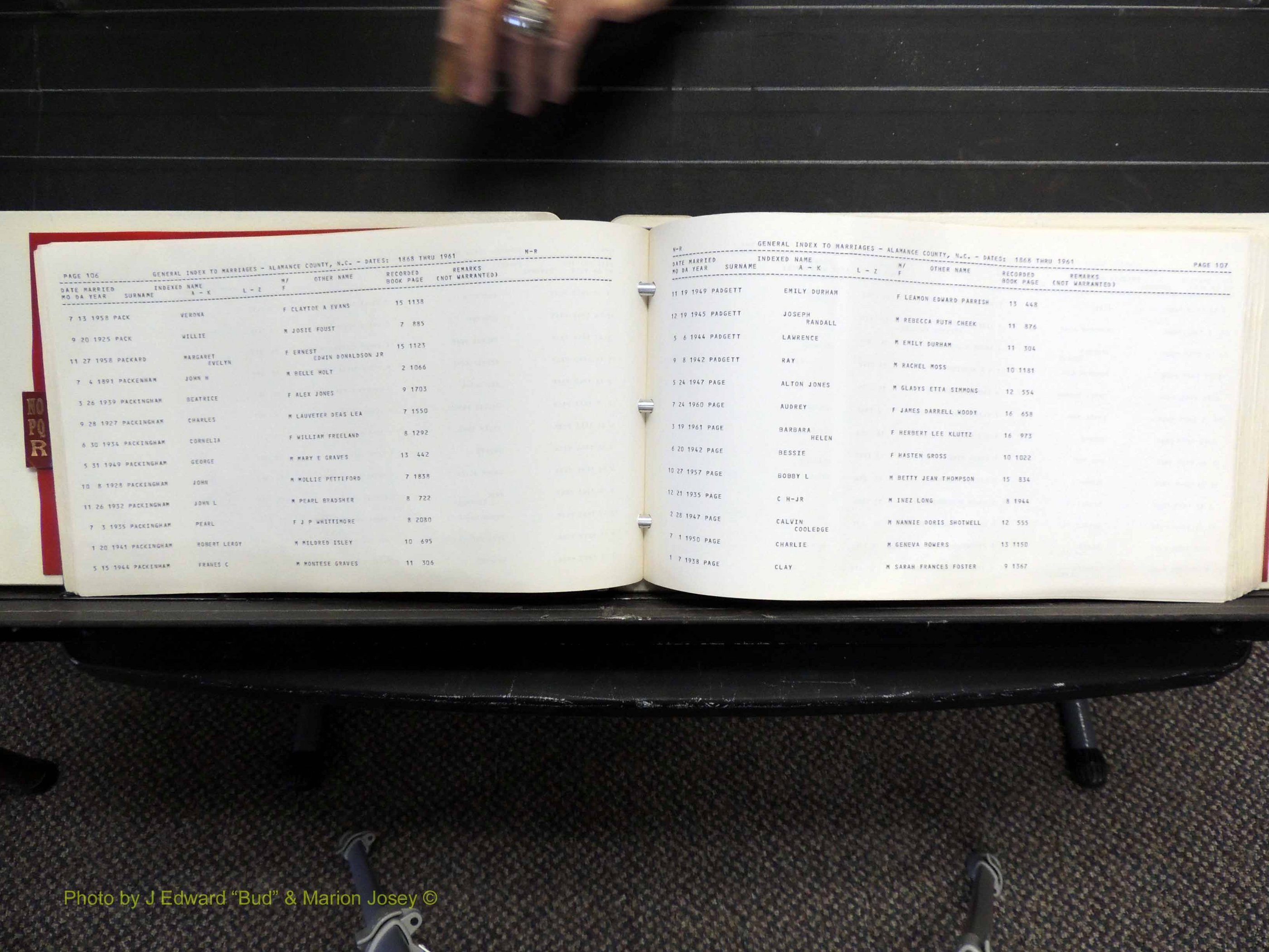 Alamance Co, NC, Marriages, N-R, 1868-1961 (157).JPG