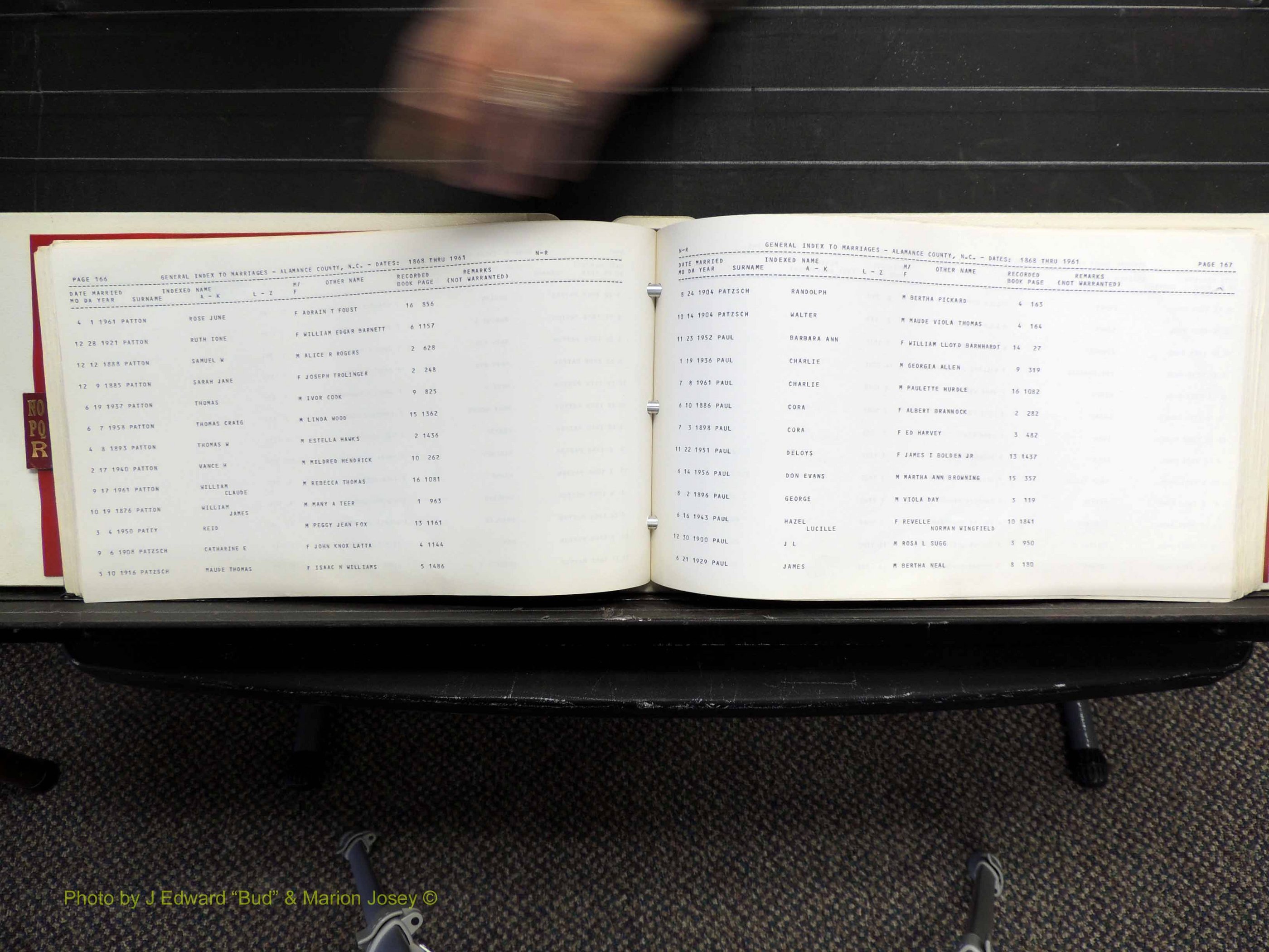 Alamance Co, NC, Marriages, N-R, 1868-1961 (187).JPG