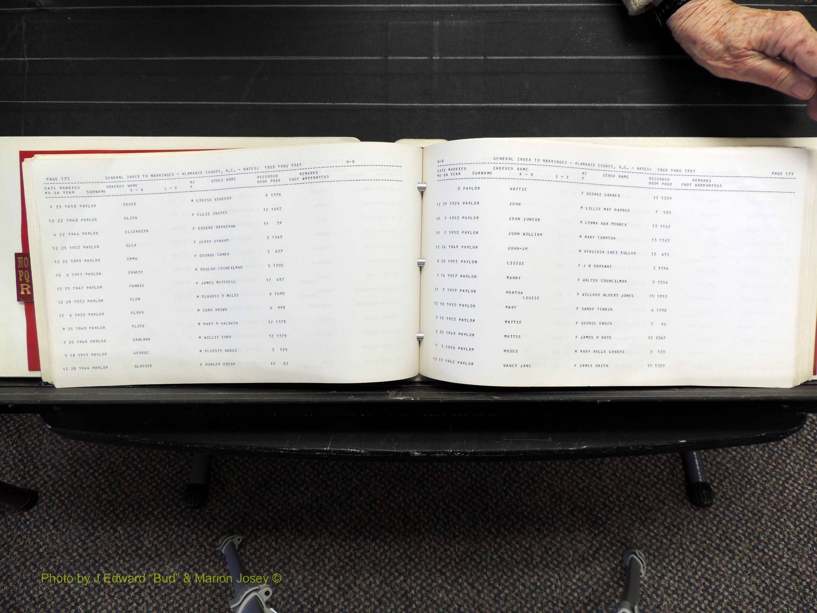 Alamance Co, NC, Marriages, N-R, 1868-1961 (189).JPG