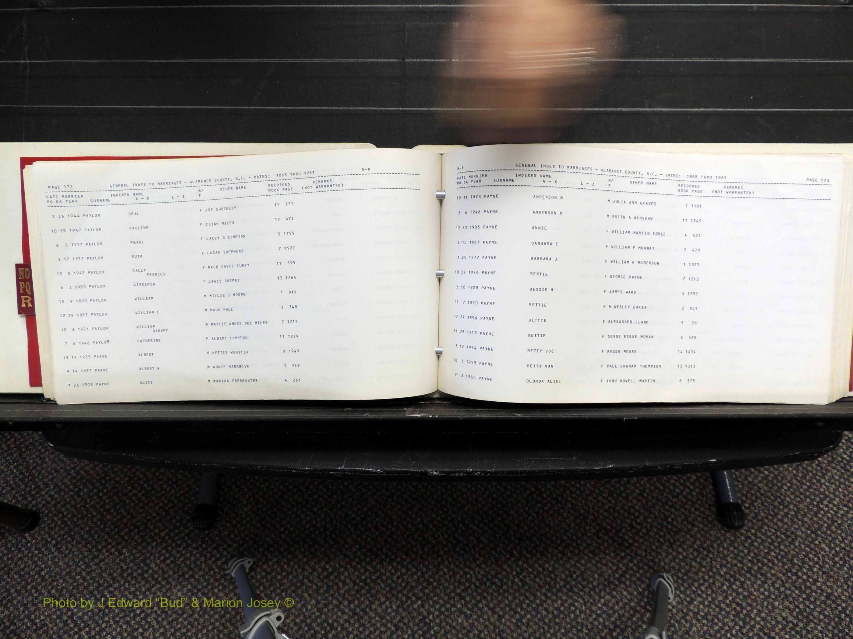 Alamance Co, NC, Marriages, N-R, 1868-1961 (190).JPG