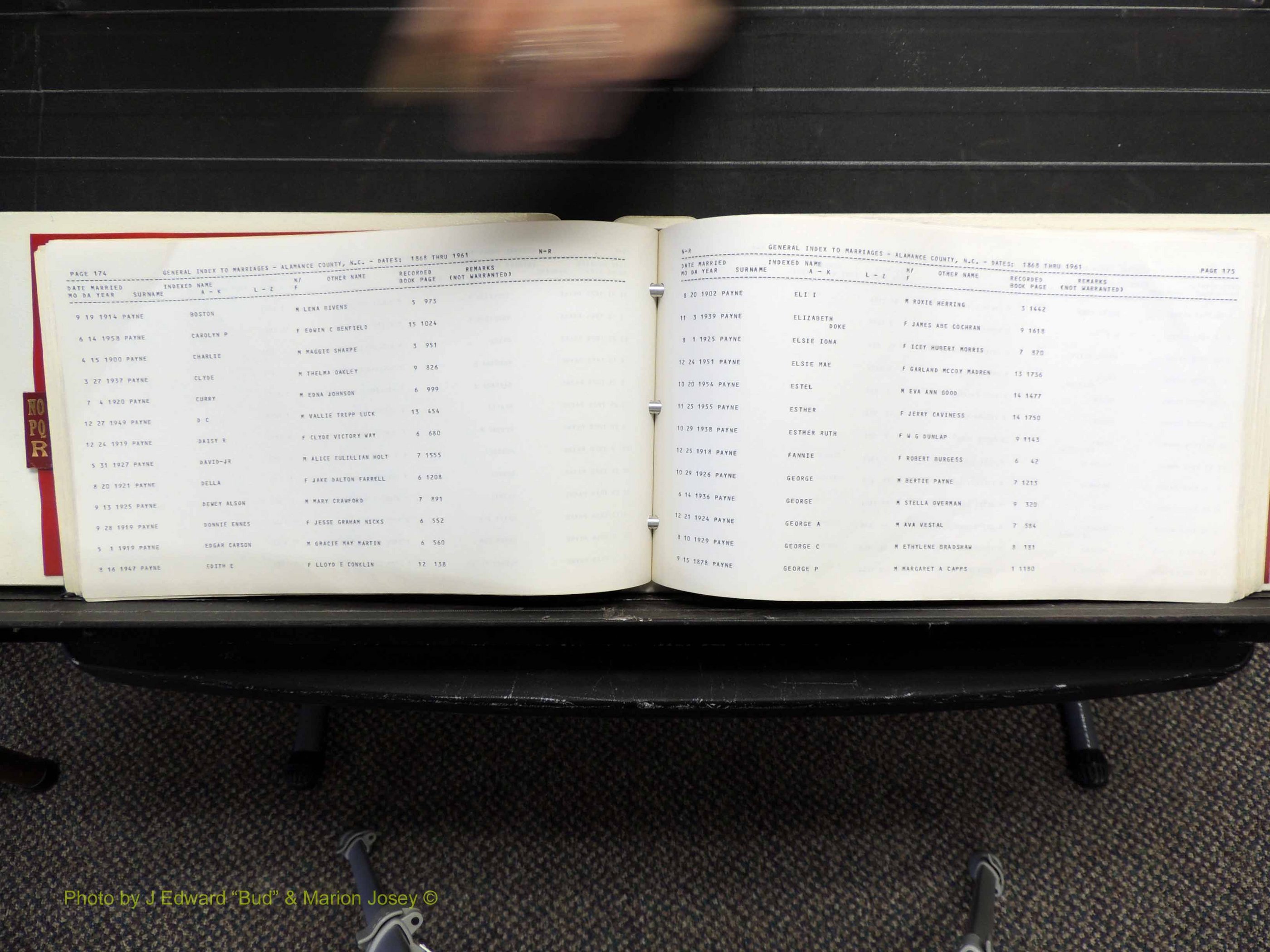 Alamance Co, NC, Marriages, N-R, 1868-1961 (191).JPG