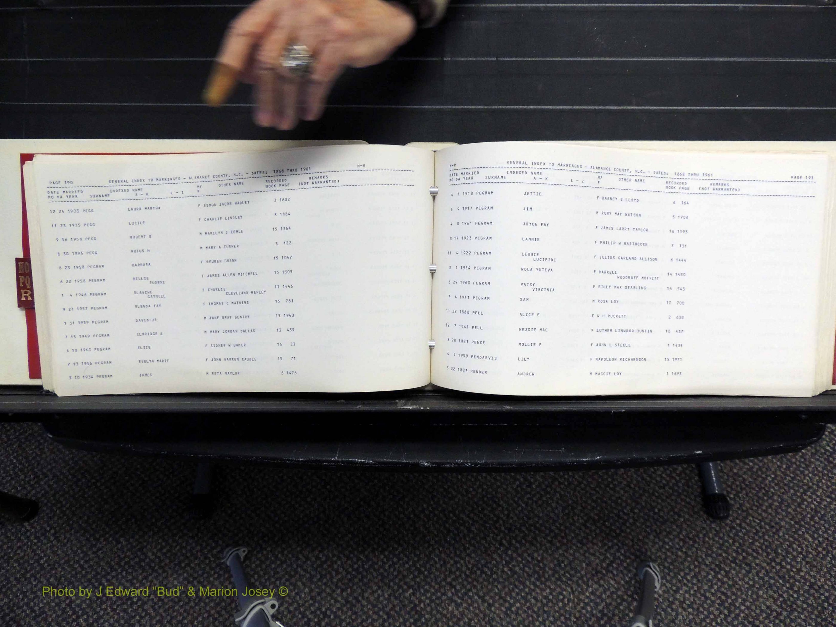 Alamance Co, NC, Marriages, N-R, 1868-1961 (199).JPG