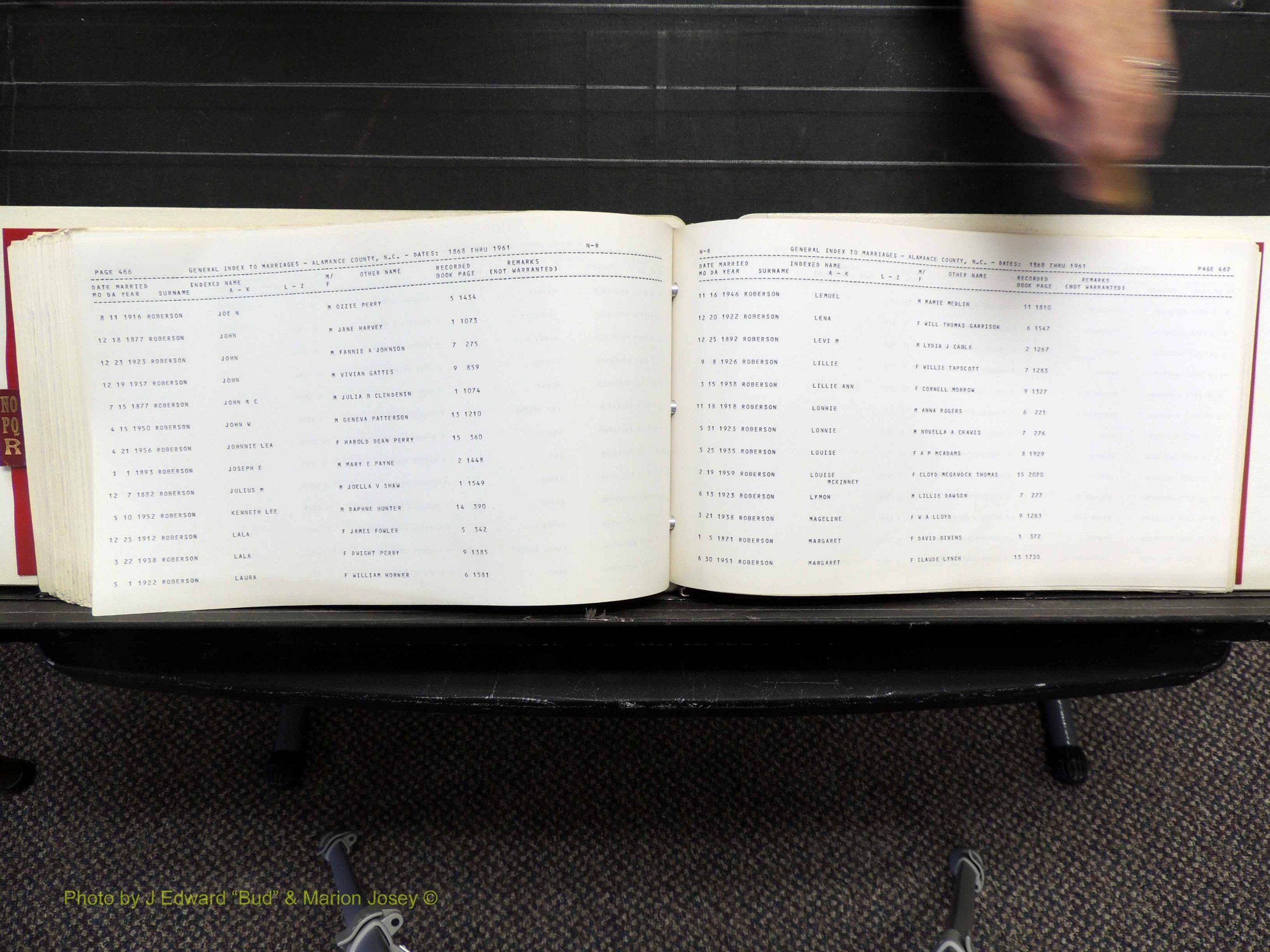 Alamance Co, NC, Marriages, N-R, 1868-1961 (338).JPG