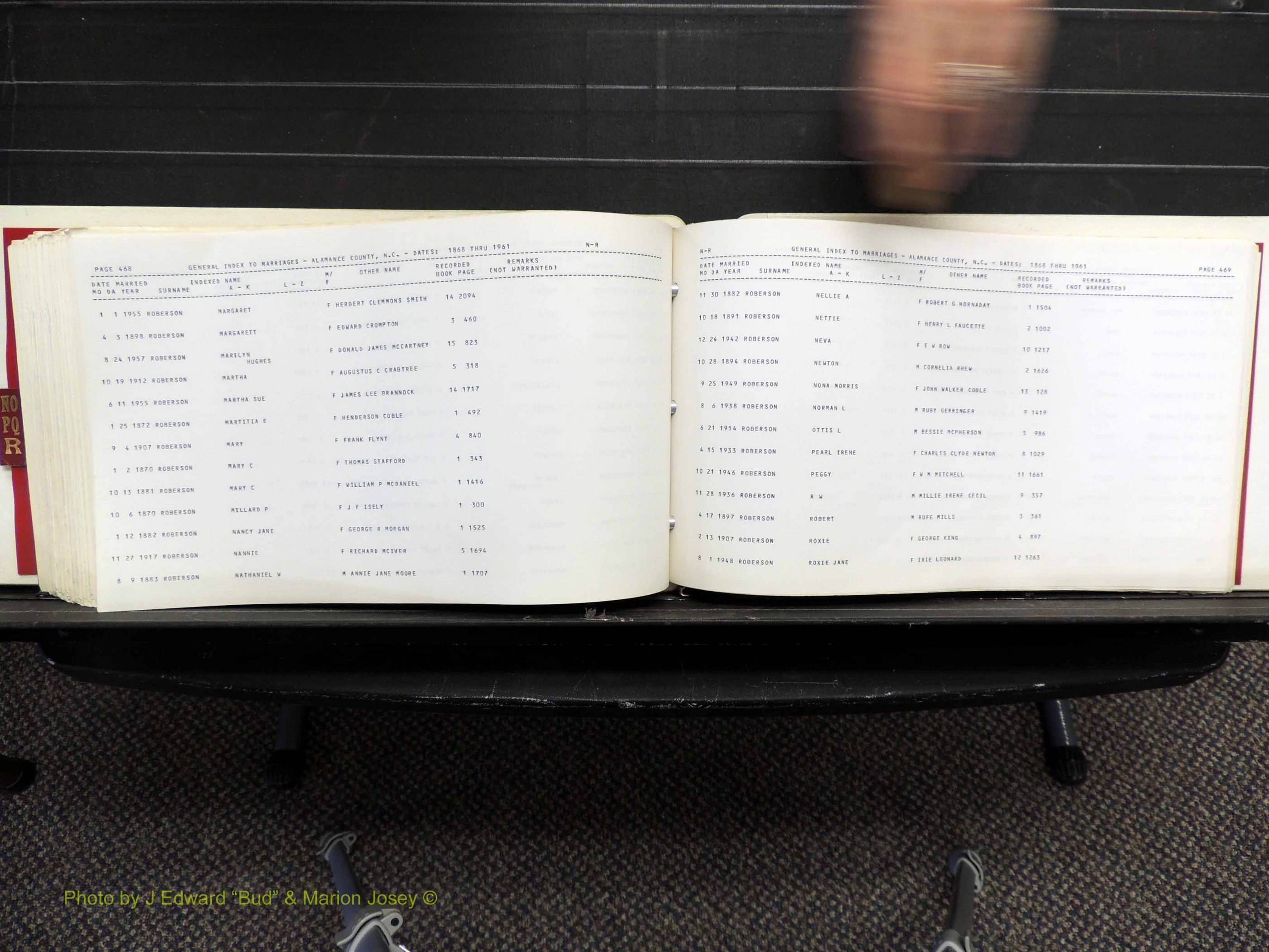 Alamance Co, NC, Marriages, N-R, 1868-1961 (339).JPG