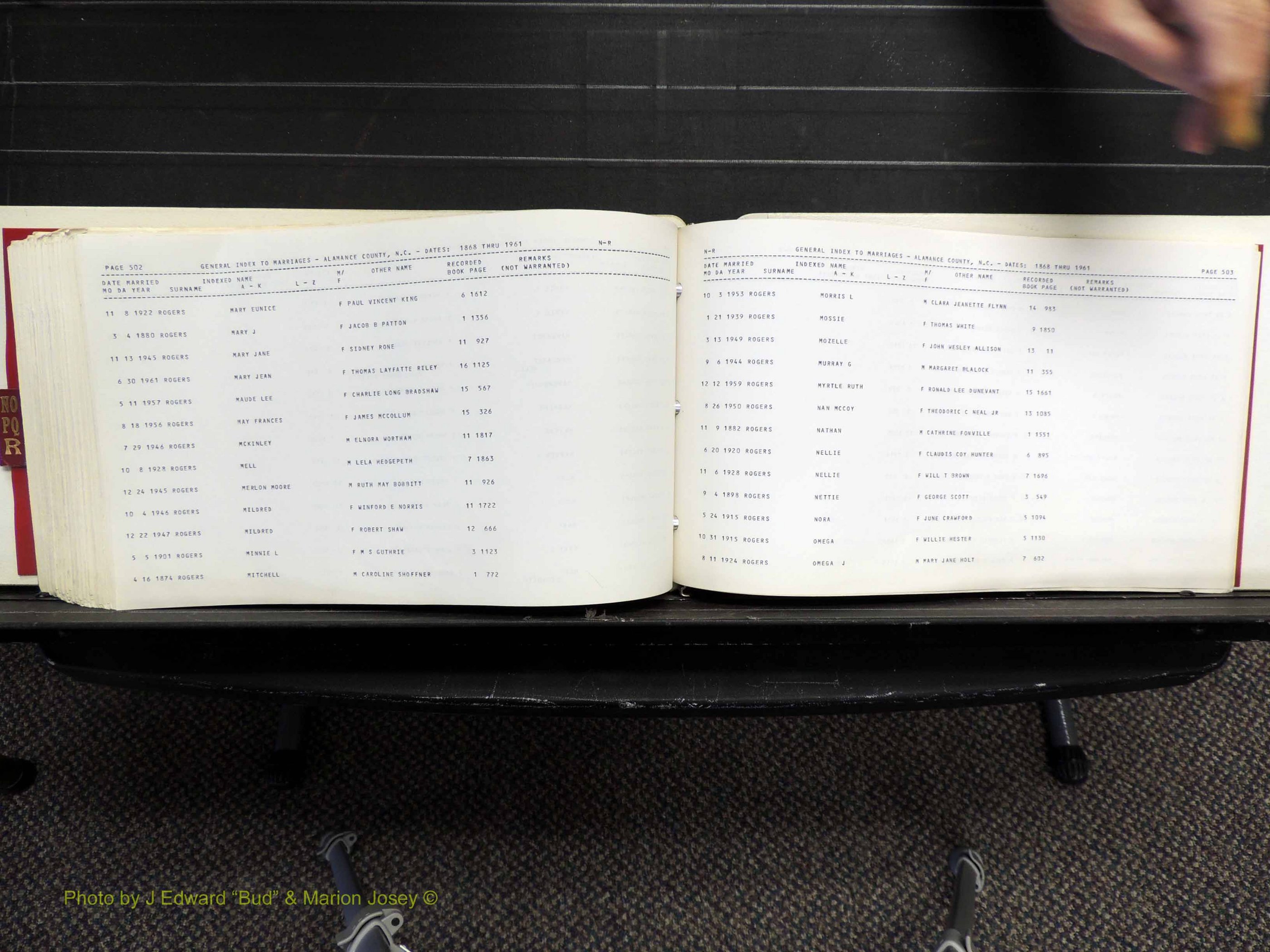 Alamance Co, NC, Marriages, N-R, 1868-1961 (356).JPG