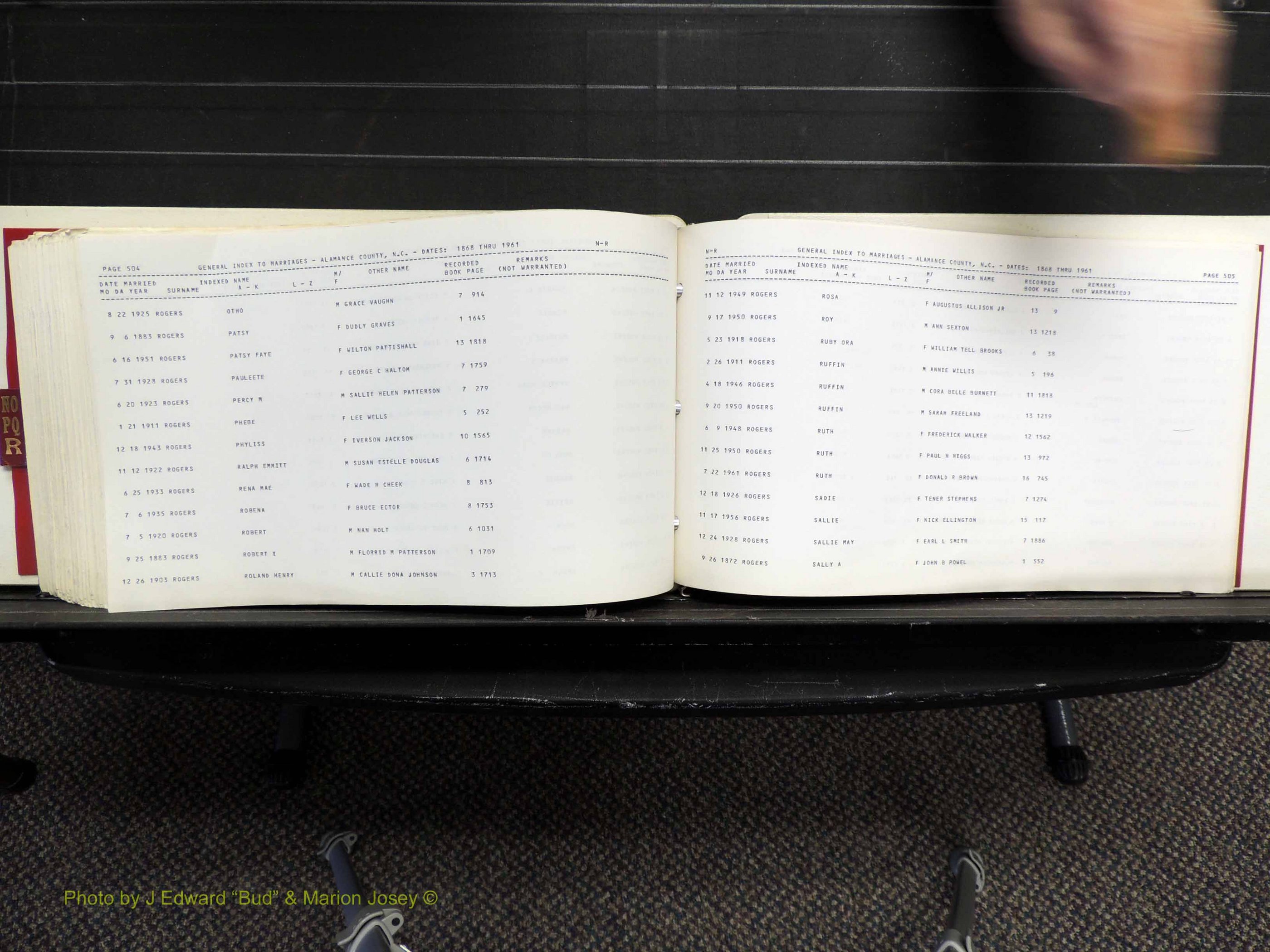 Alamance Co, NC, Marriages, N-R, 1868-1961 (357).JPG