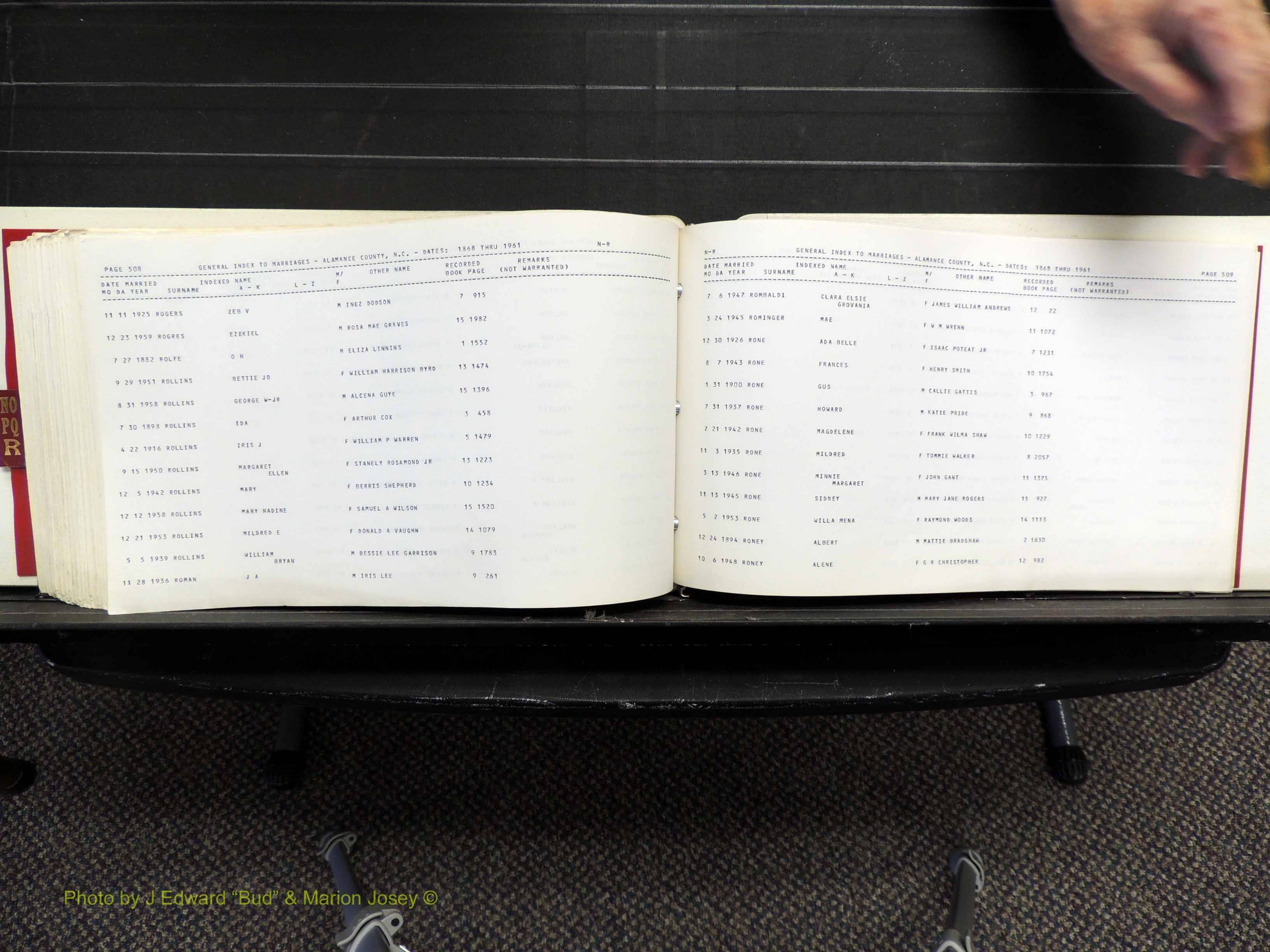 Alamance Co, NC, Marriages, N-R, 1868-1961 (359).JPG
