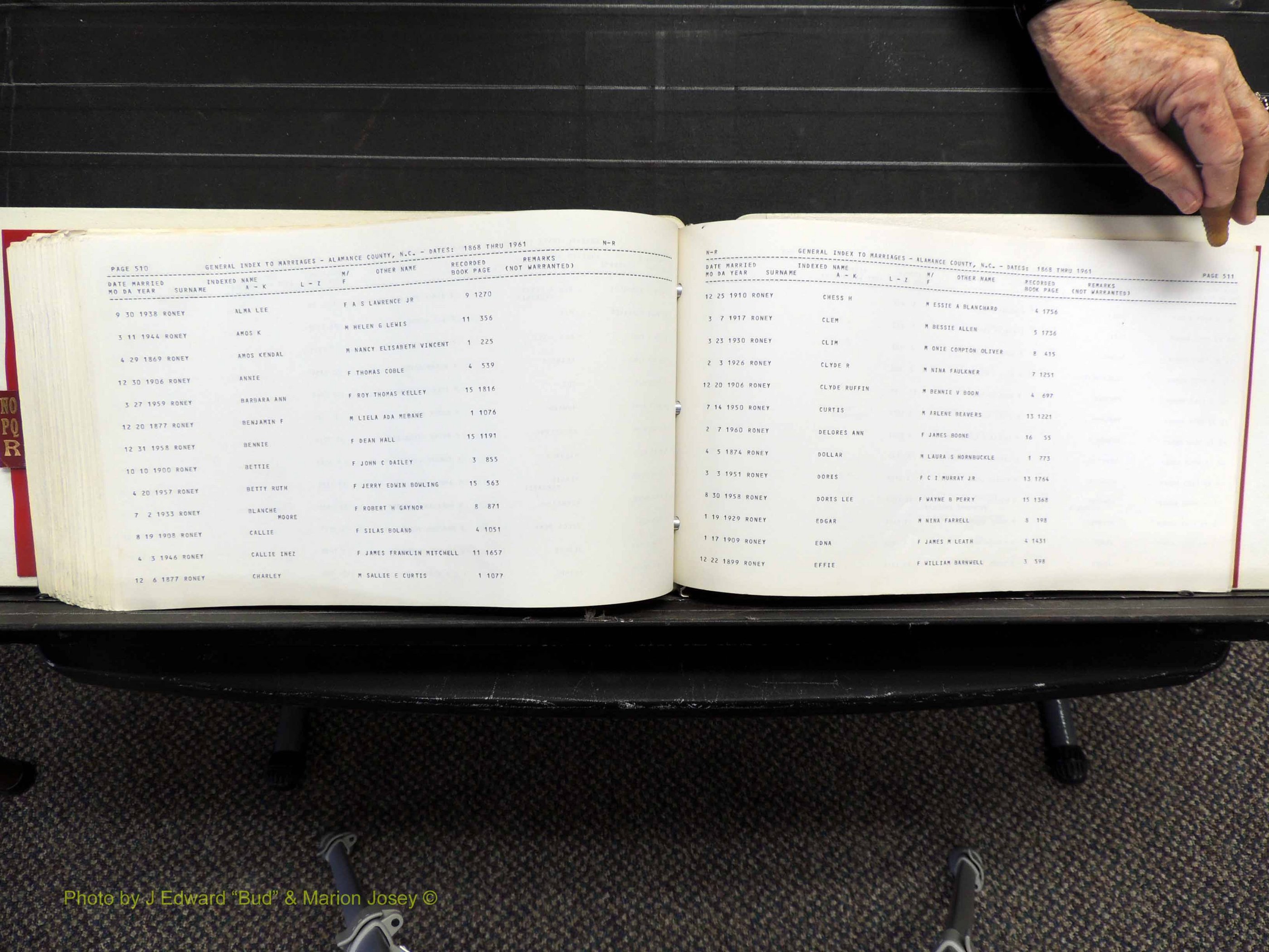 Alamance Co, NC, Marriages, N-R, 1868-1961 (360).JPG