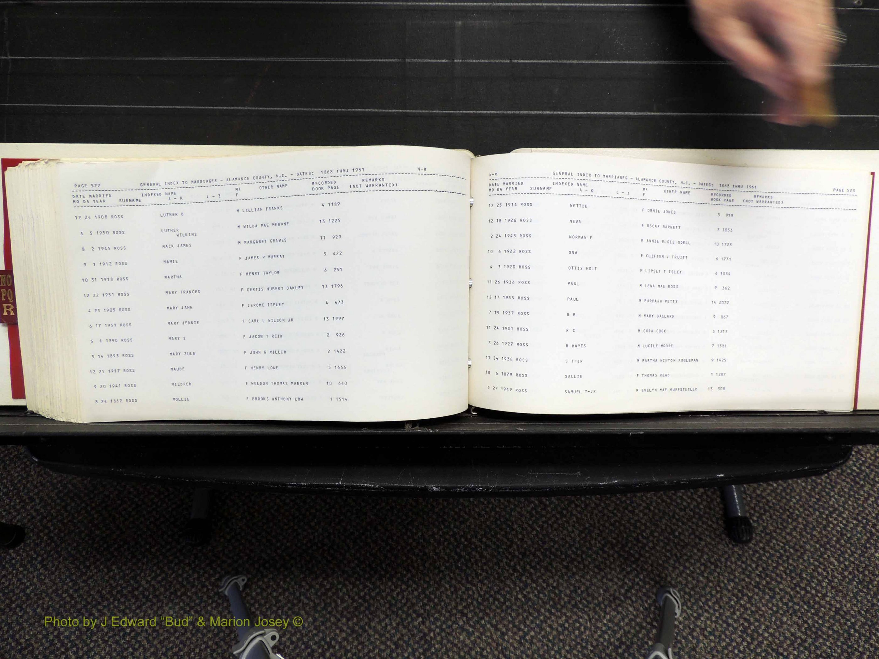 Alamance Co, NC, Marriages, N-R, 1868-1961 (366).JPG