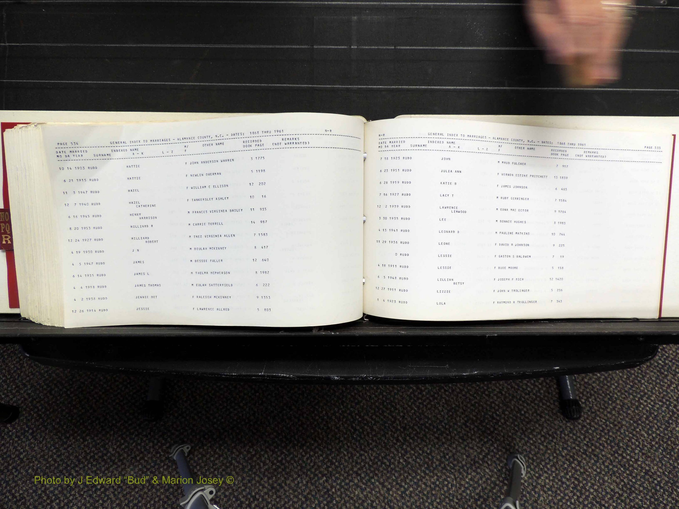 Alamance Co, NC, Marriages, N-R, 1868-1961 (372).JPG