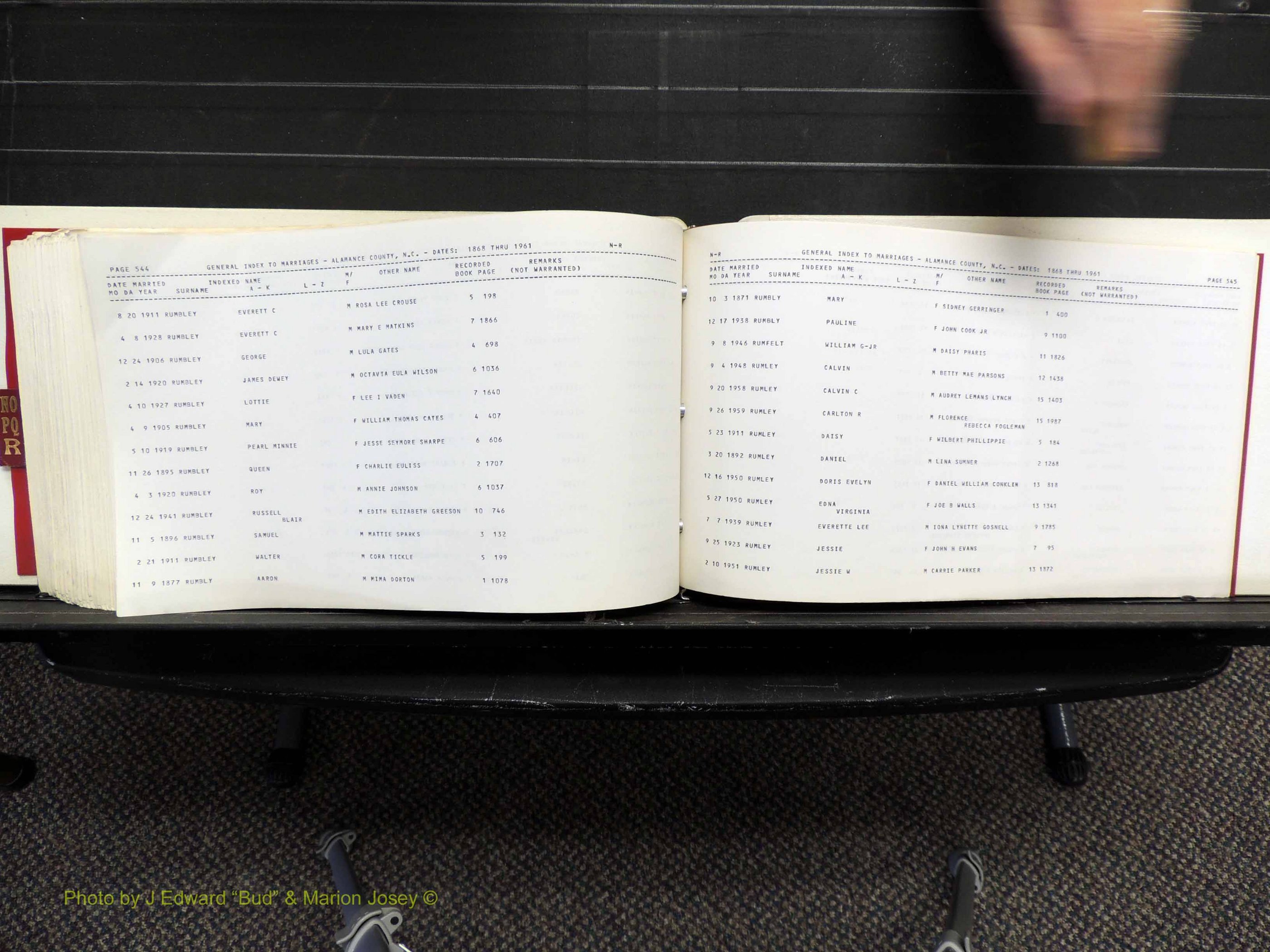 Alamance Co, NC, Marriages, N-R, 1868-1961 (377).JPG