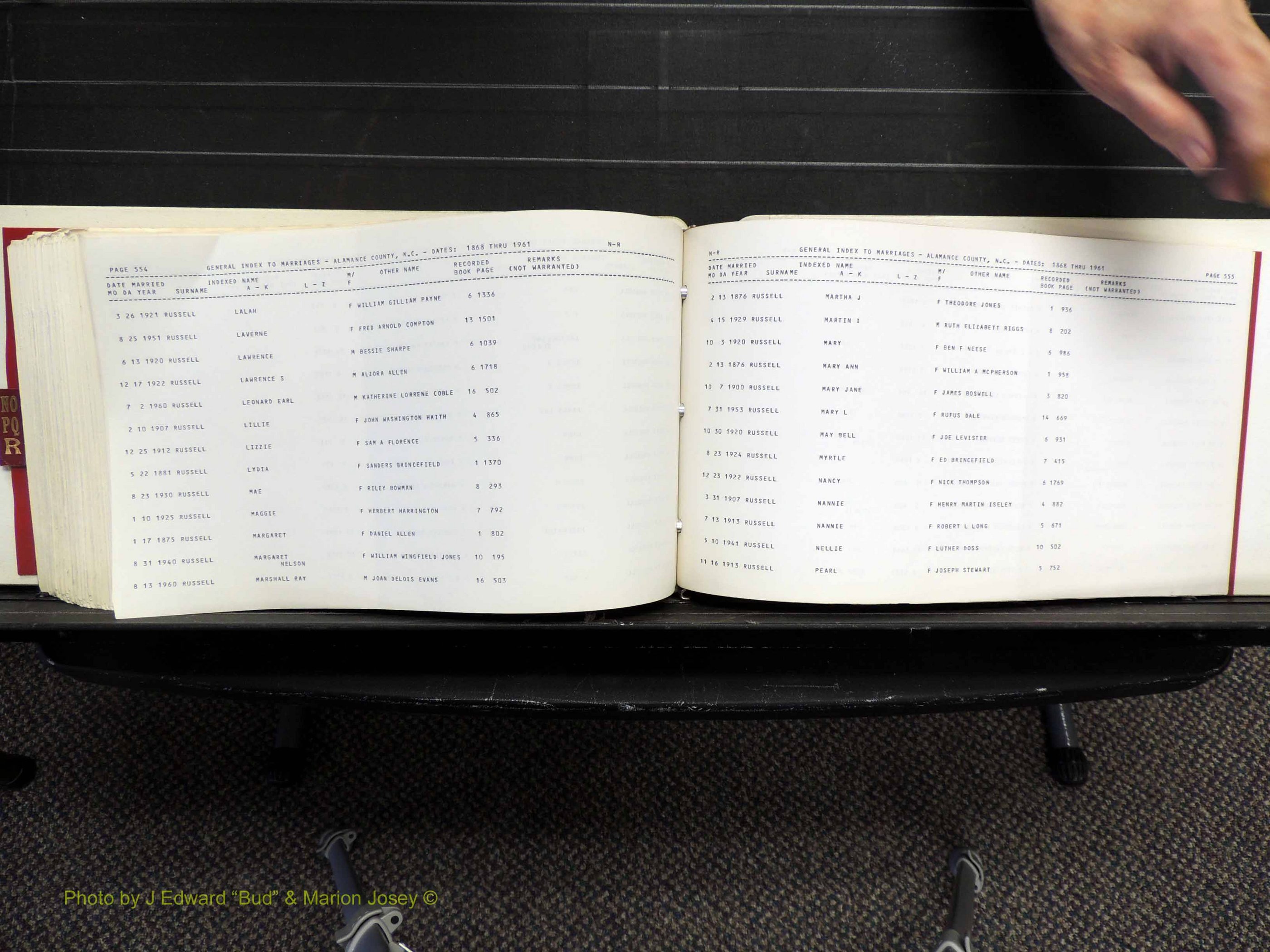 Alamance Co, NC, Marriages, N-R, 1868-1961 (382).JPG