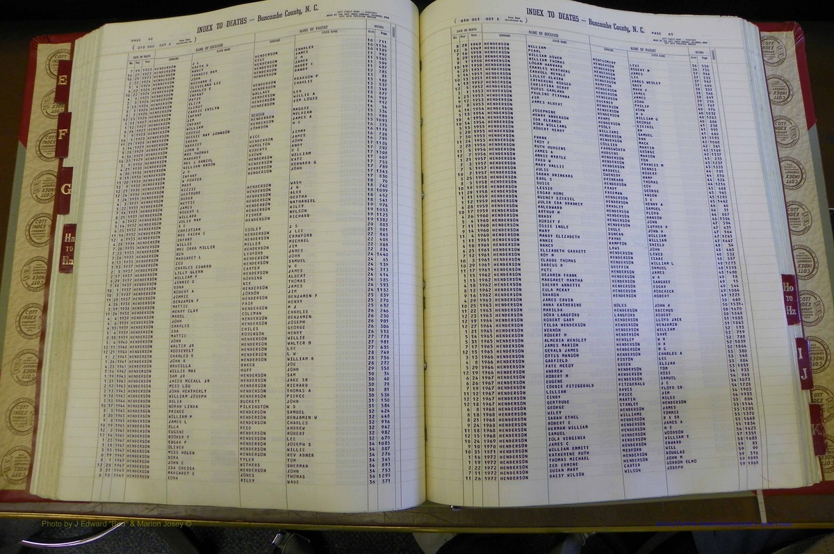 Bun. Co, NC, Deaths 1890 - 1988, E to K (133).JPG