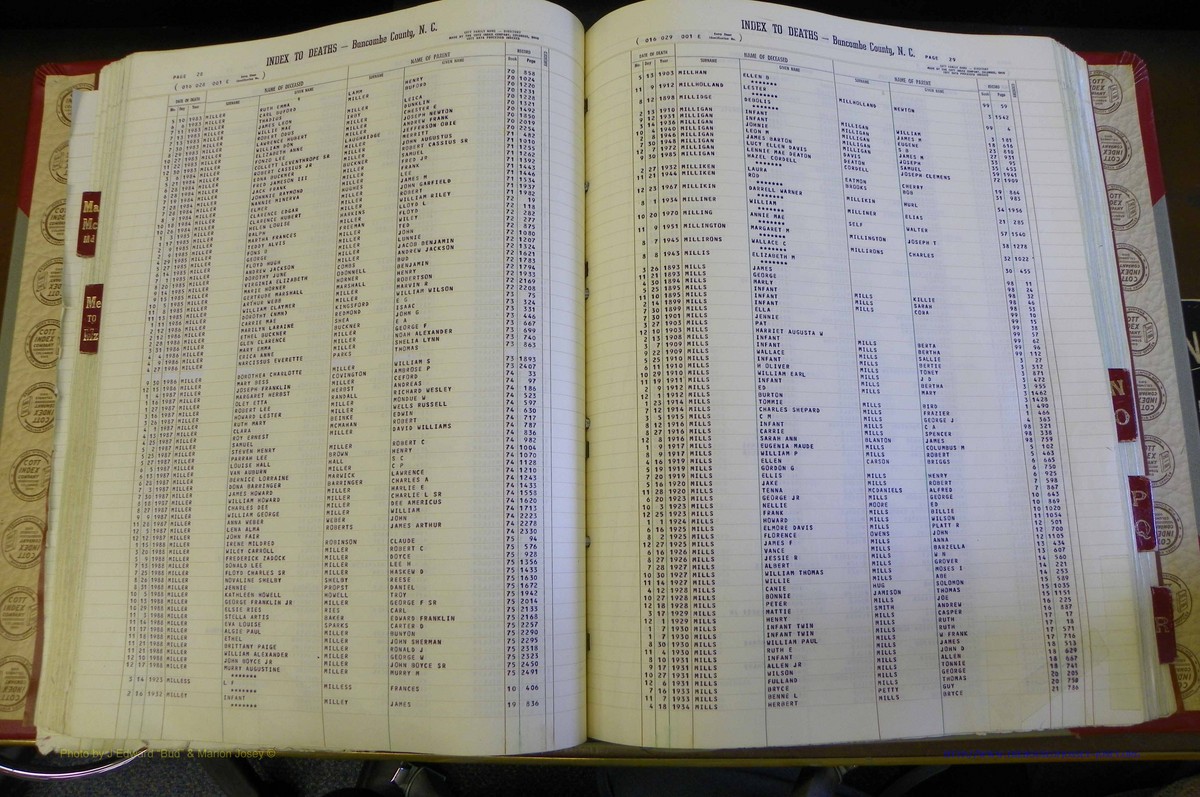 Bun. Co, NC, Deaths 1890 - 2009, L to R (102).JPG