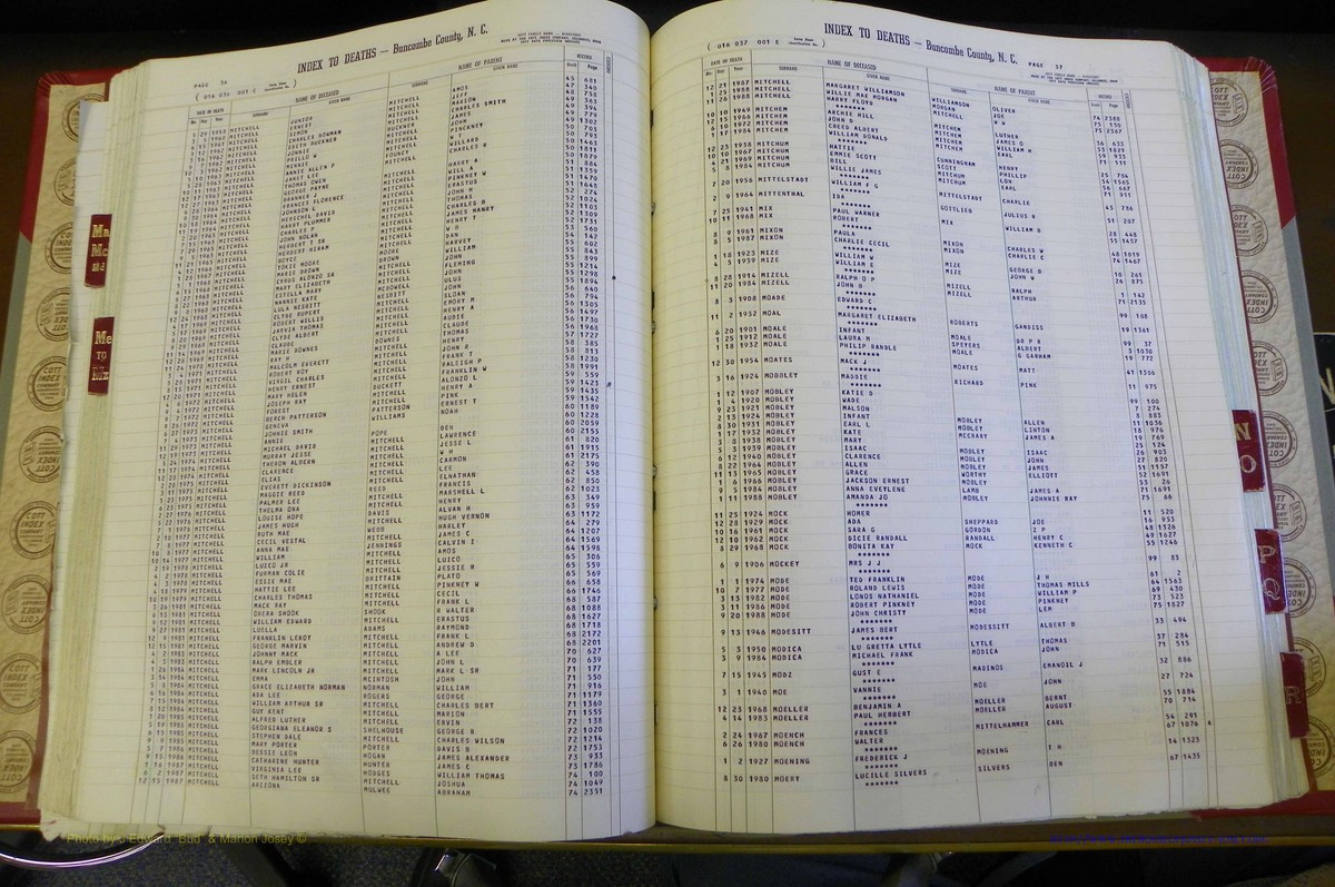 Bun. Co, NC, Deaths 1890 - 2009, L to R (107).JPG