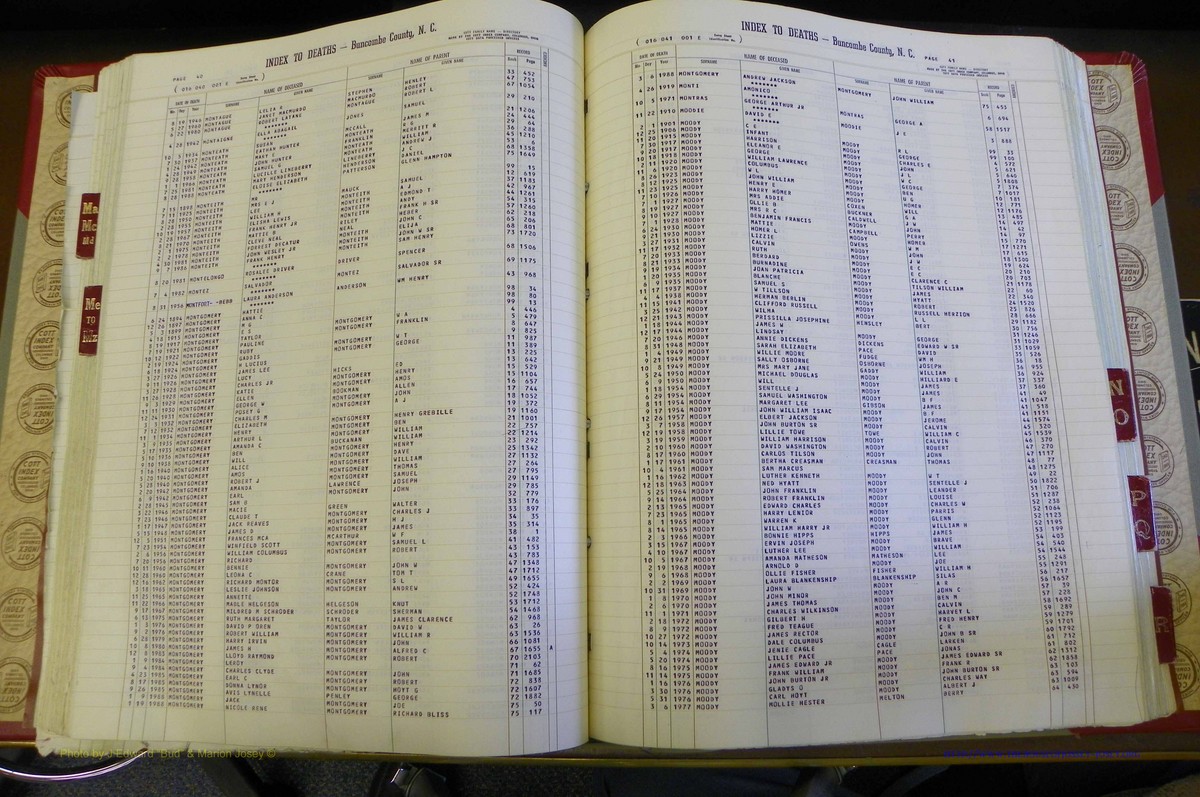 Bun. Co, NC, Deaths 1890 - 2009, L to R (108).JPG