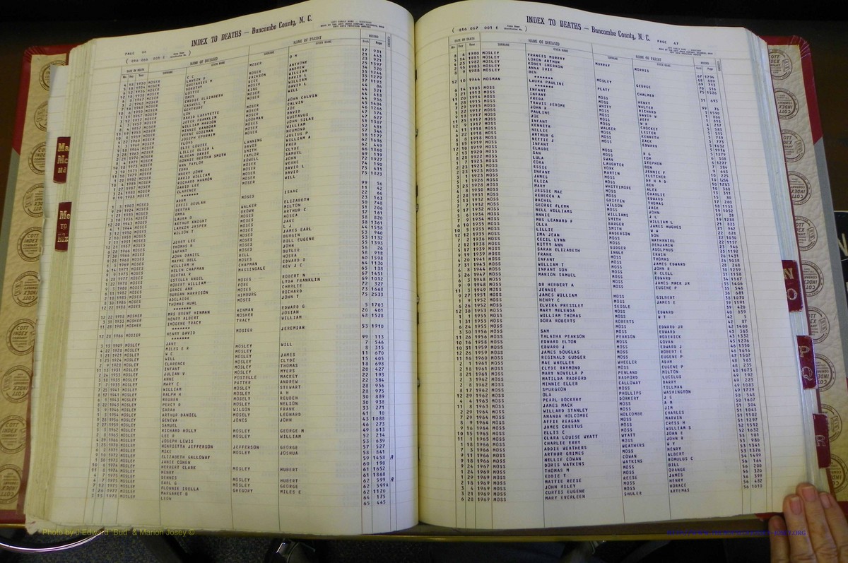 Bun. Co, NC, Deaths 1890 - 2009, L to R (122).JPG