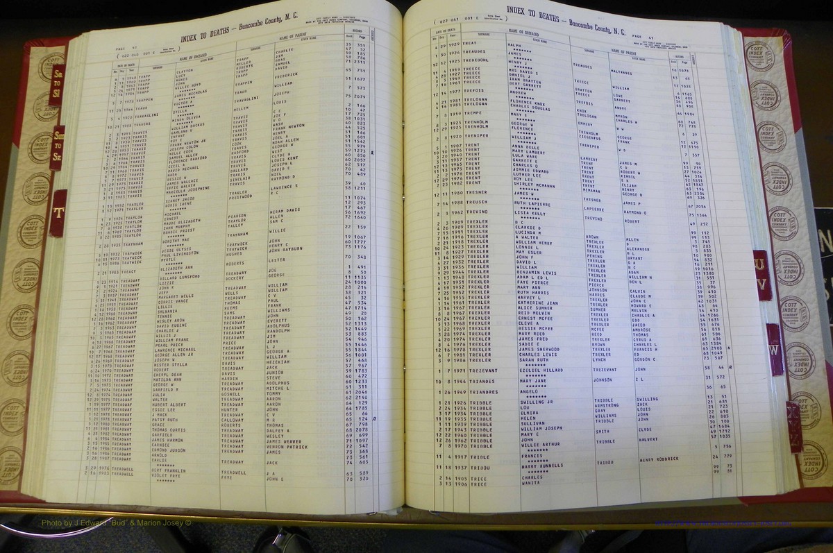 Bun. Co, NC, Deaths 1890 -1988, S to Z (107).JPG