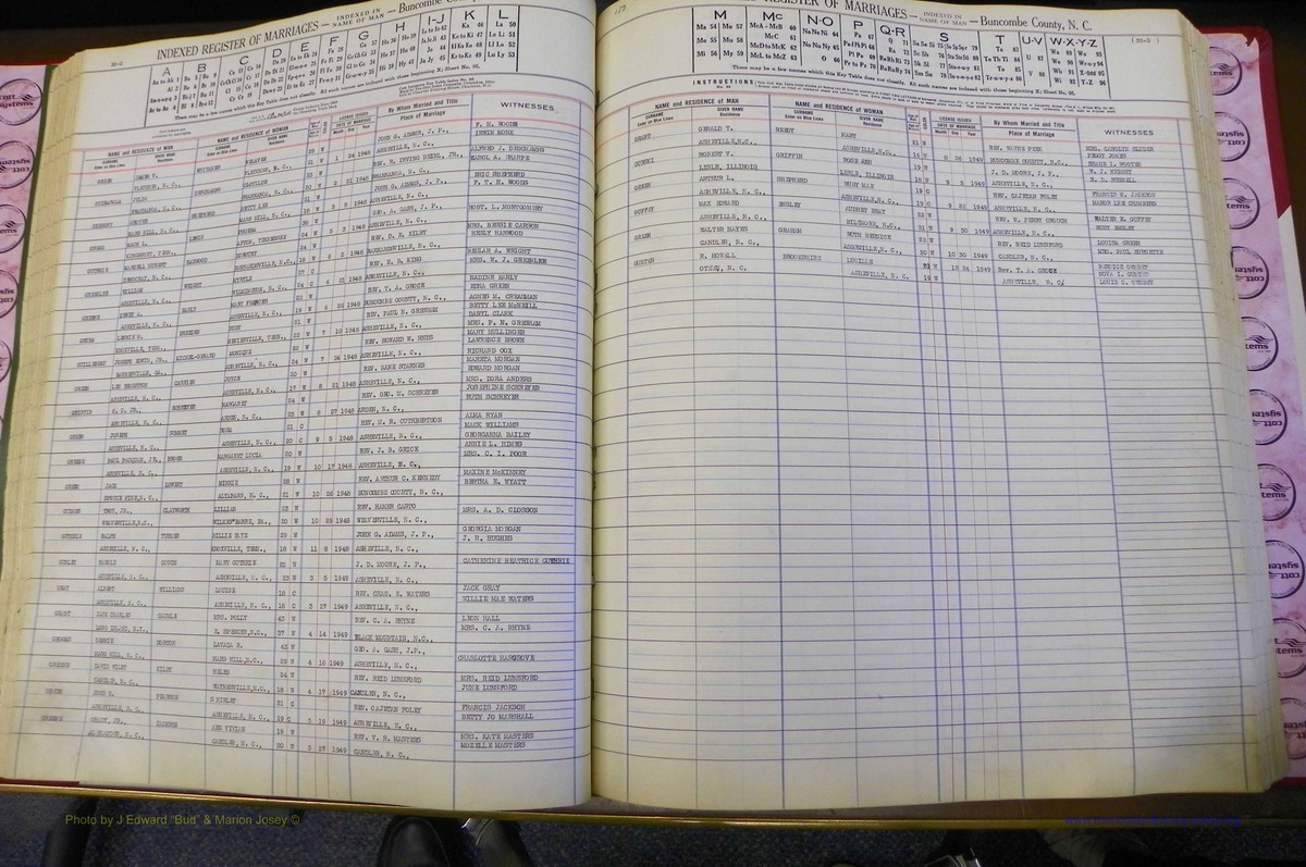 Bun Co, NC, Marr 1935 - 1949, Male Index (102).JPG