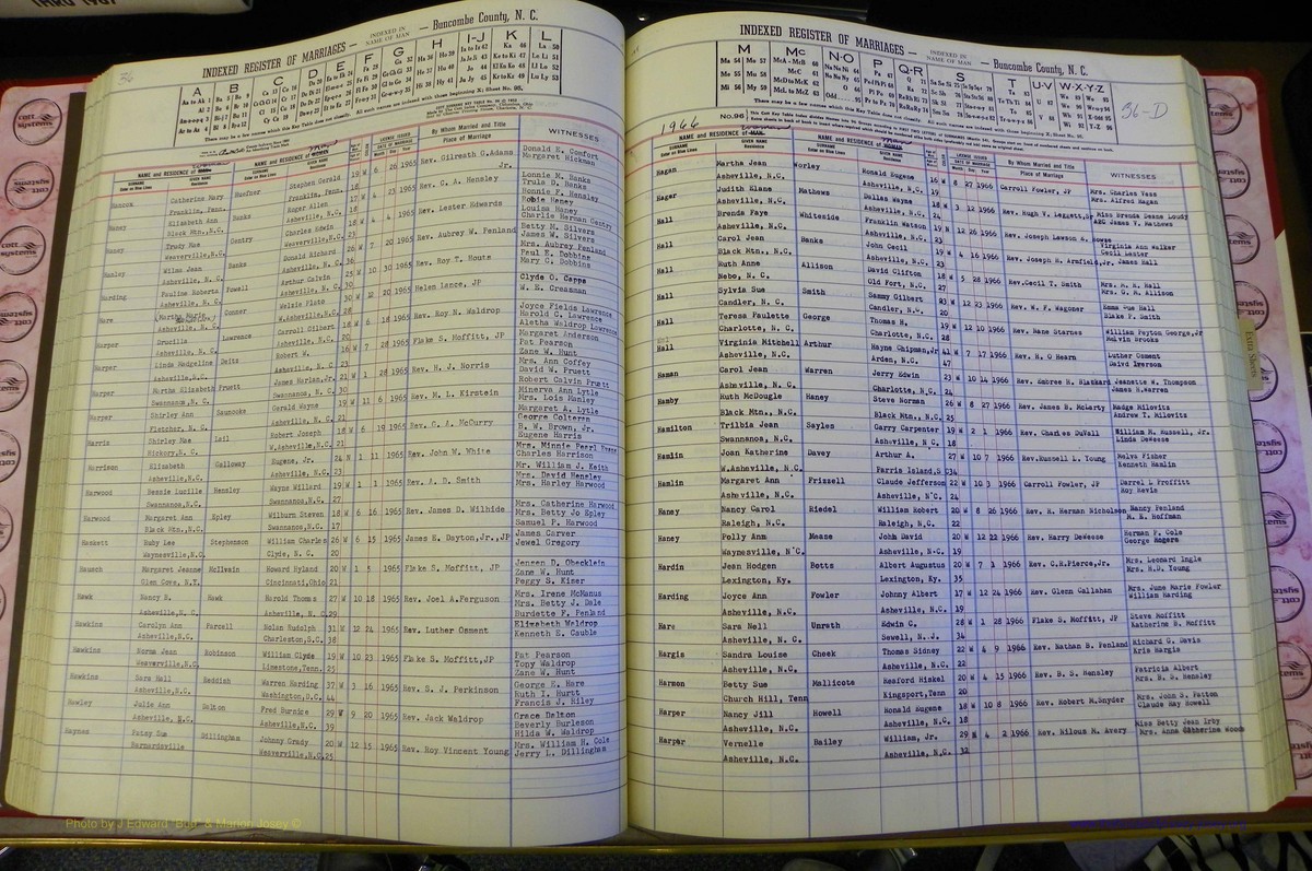 Bun Co, NC, Marr 1962 - 1969, Female Index (110).JPG