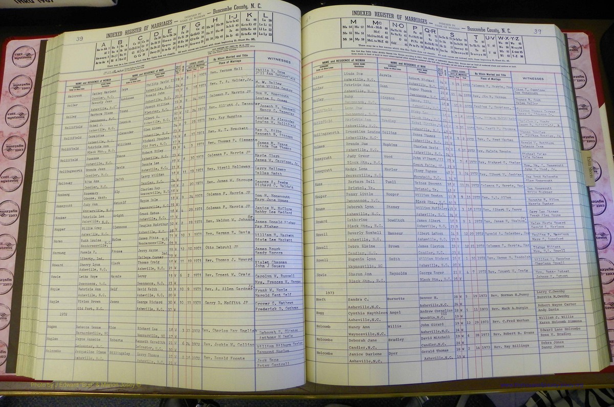 Bun Co, NC, Marr 1970 - 1975, Female Index (100).JPG