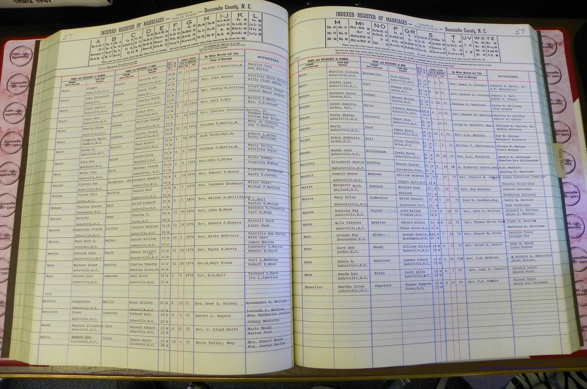 Bun Co, NC, Marr 1970 - 1975, Female Index (145).JPG