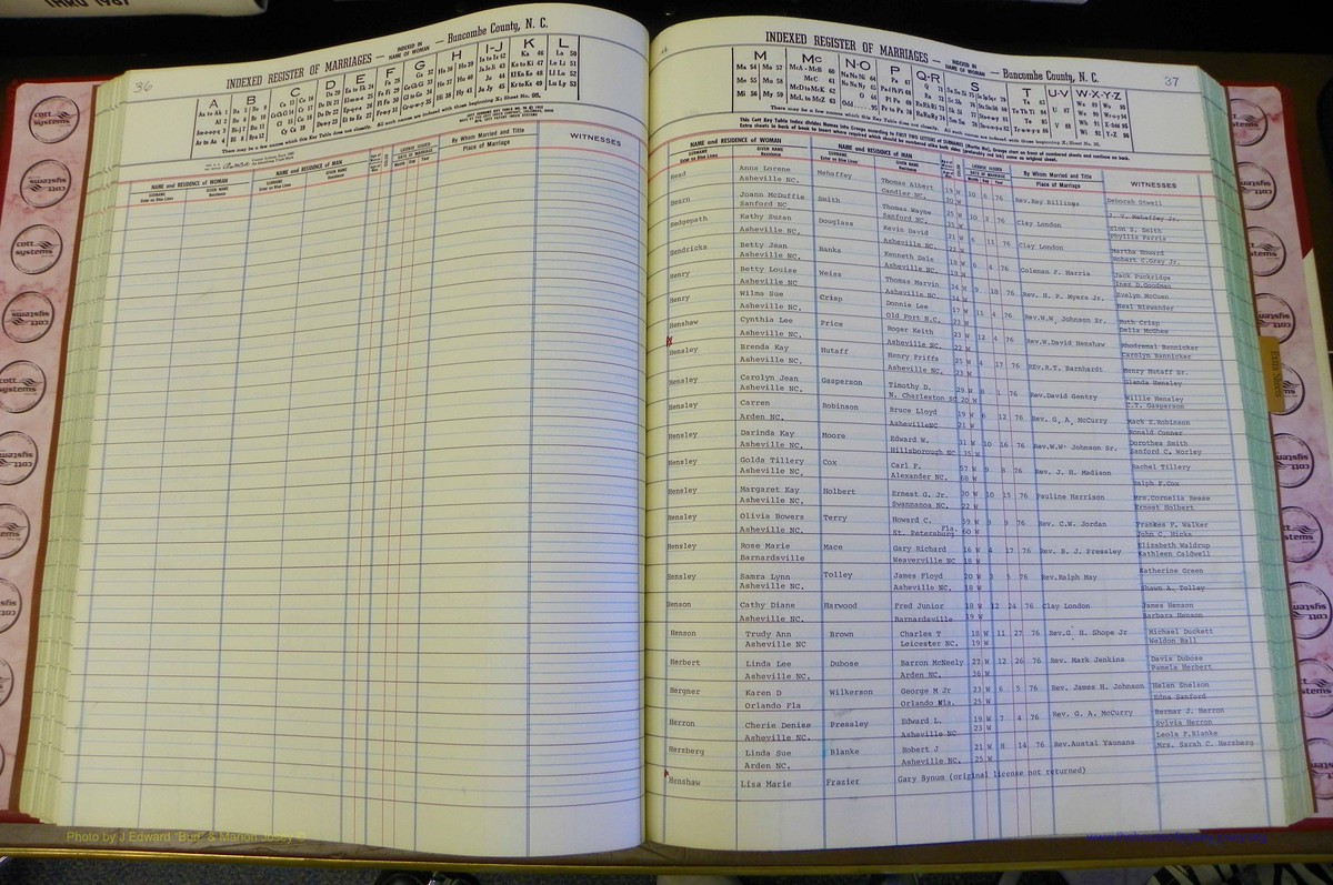 Bun Co, NC, Marr 1976 - 1981, Female Index (105).JPG