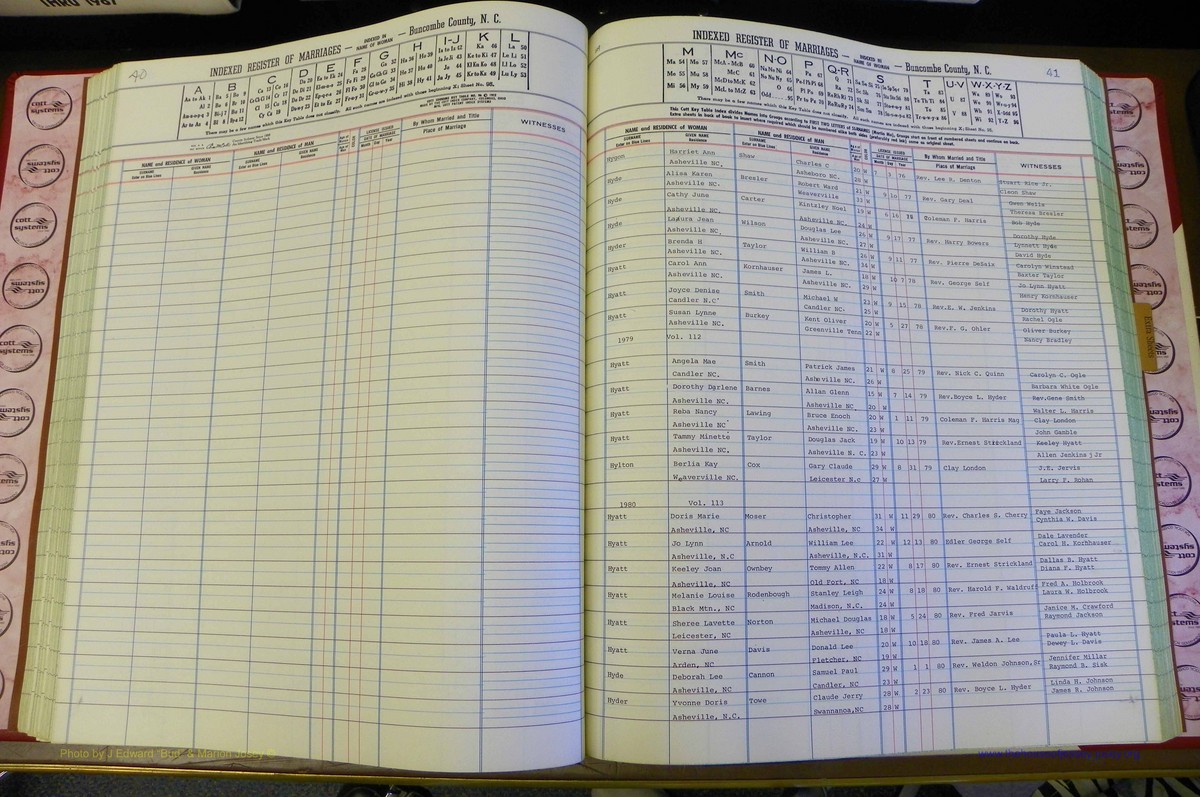 Bun Co, NC, Marr 1976 - 1981, Female Index (119).JPG