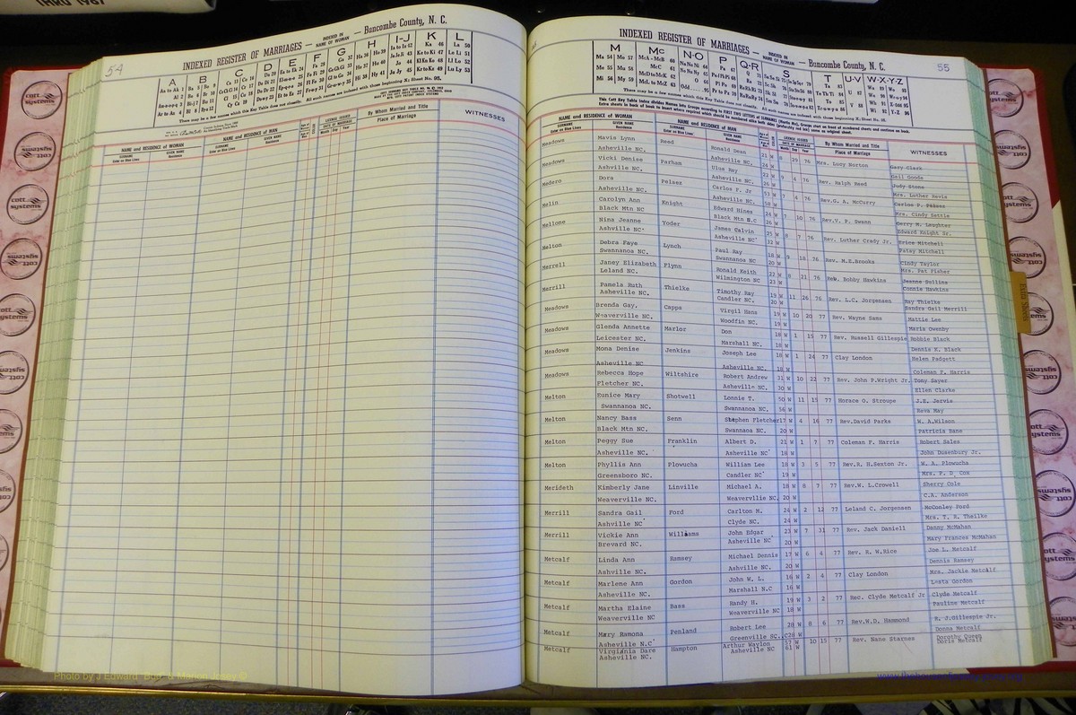 Bun Co, NC, Marr 1976 - 1981, Female Index (151).JPG