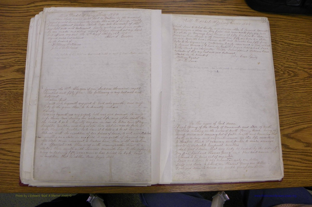 Bun Co, NC, Will  Book A, 1831 - 1868 (105).JPG