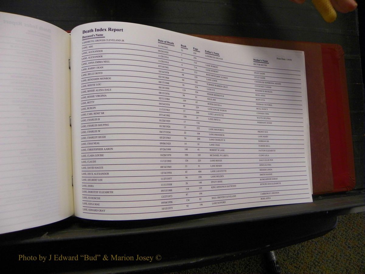 Burke Deaths, 1913-2001, A-L 812.JPG