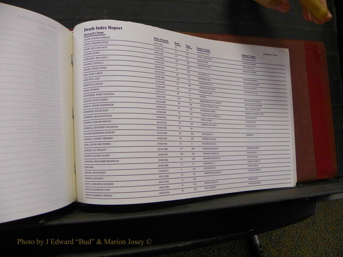 Burke Deaths, 1913-2001, A-L 830.JPG