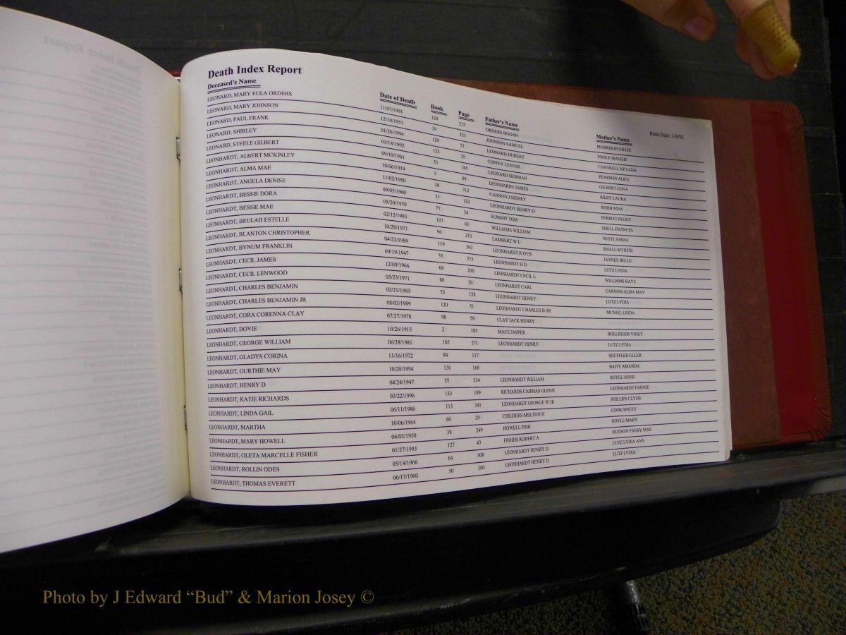 Burke Deaths, 1913-2001, A-L 832.JPG