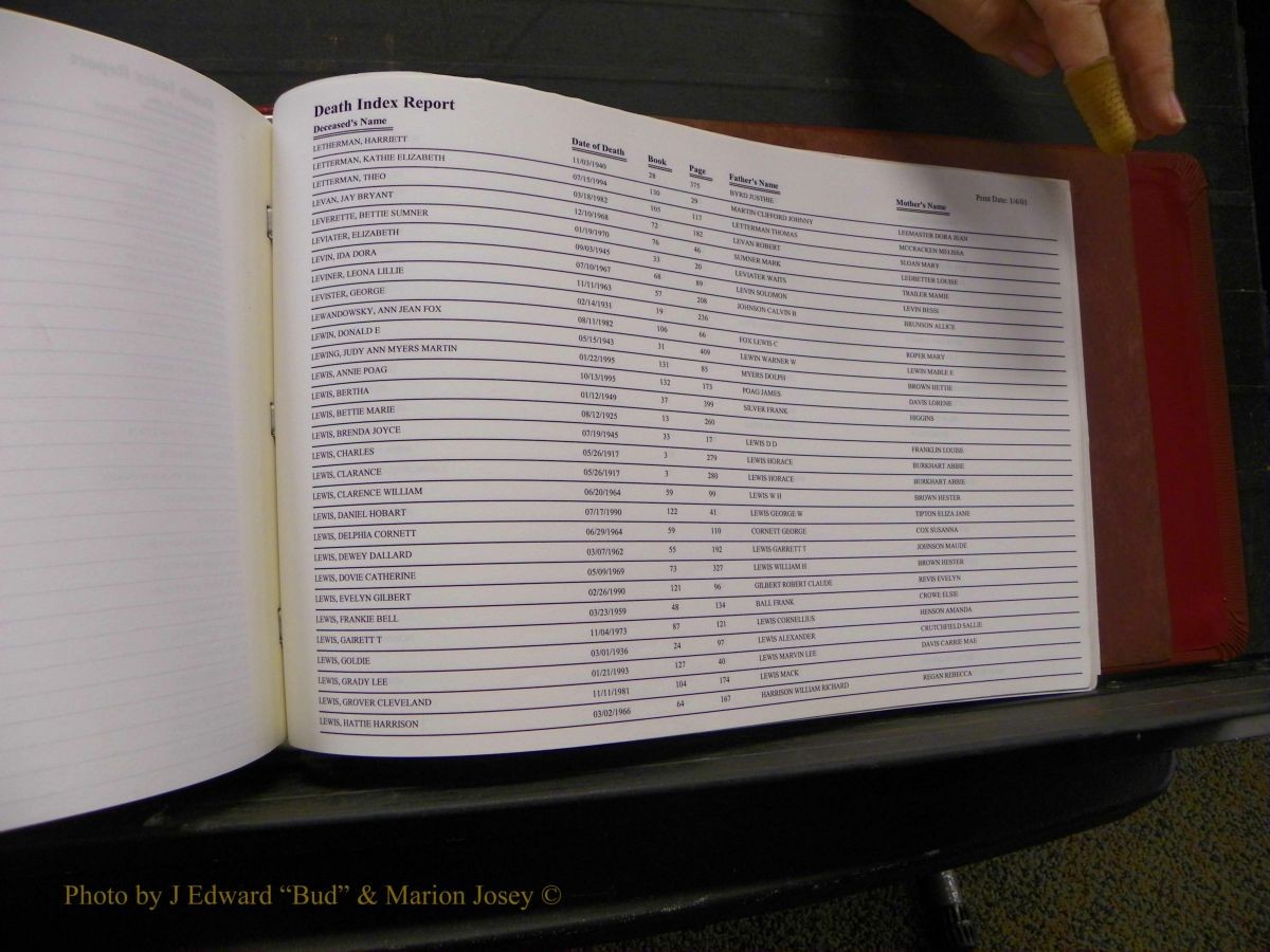 Burke Deaths, 1913-2001, A-L 834.JPG