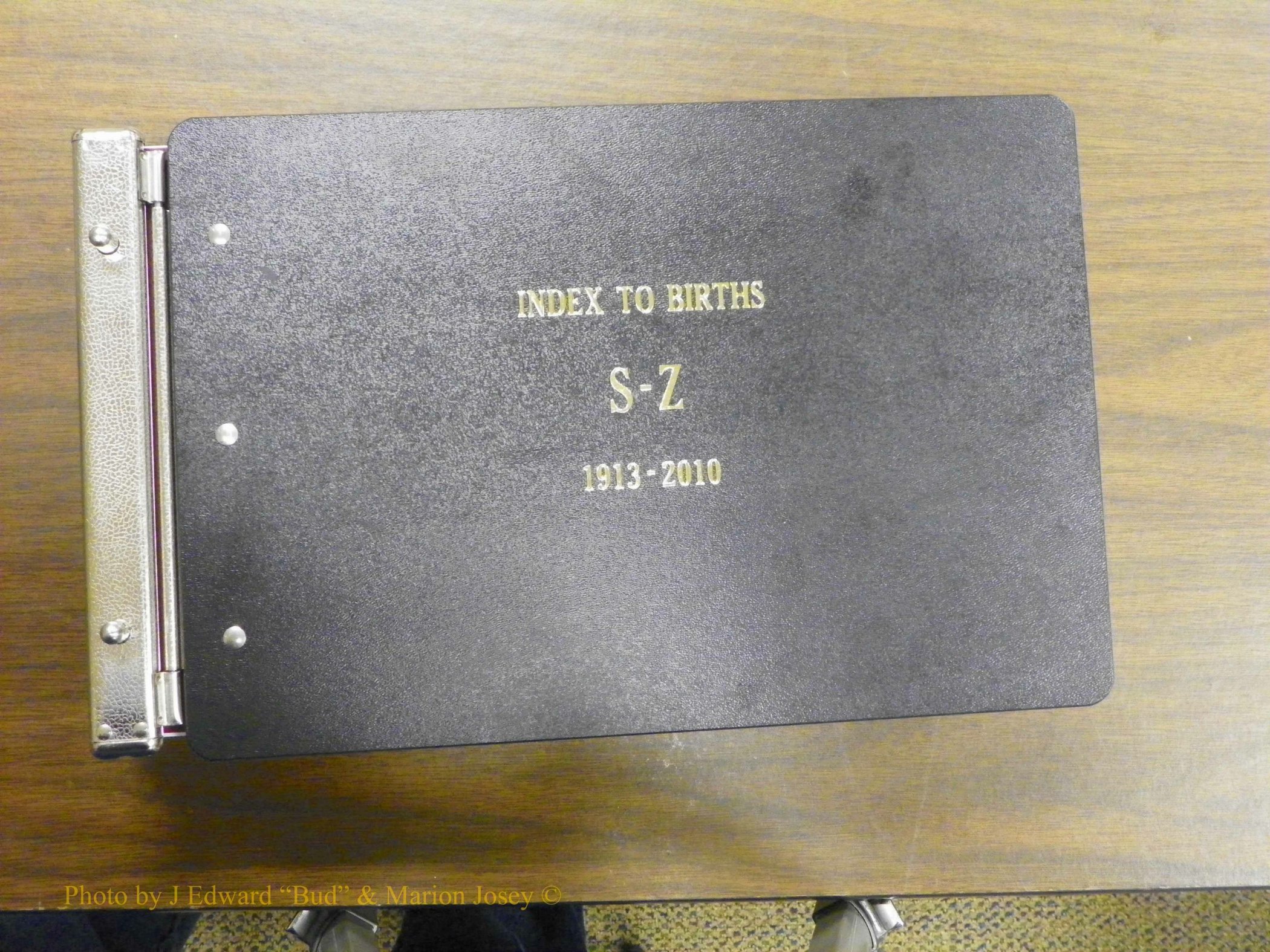 Cabarrus Births Index, S-Z, 1913-2010 001.JPG