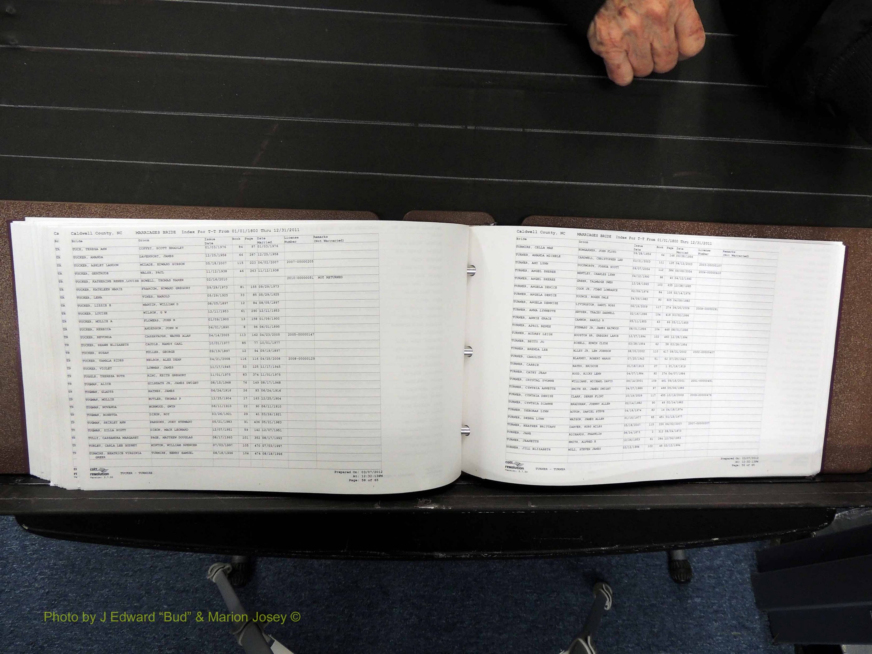 Caldwell Co, NC, Marriages, Female Index, N-Z, 1800-2011 (315).JPG