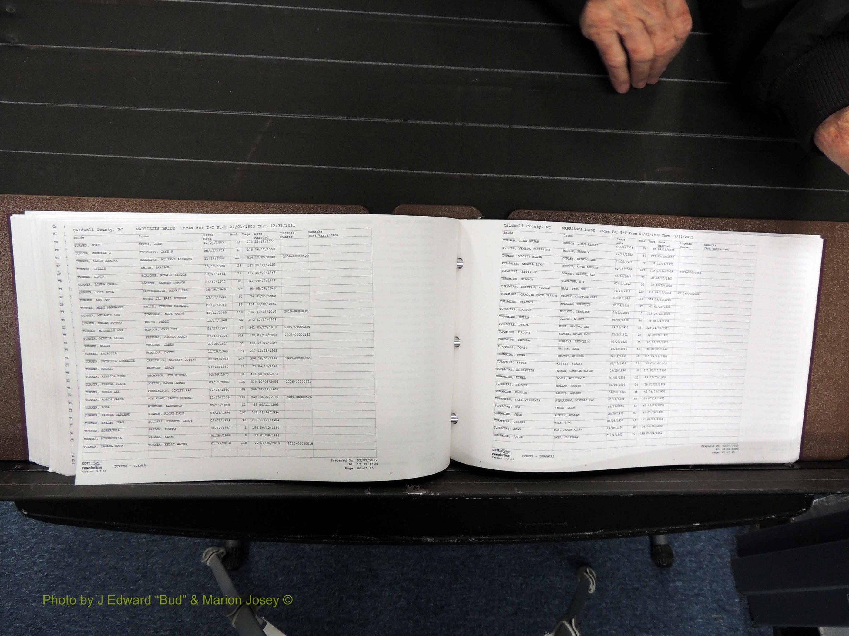 Caldwell Co, NC, Marriages, Female Index, N-Z, 1800-2011 (316).JPG