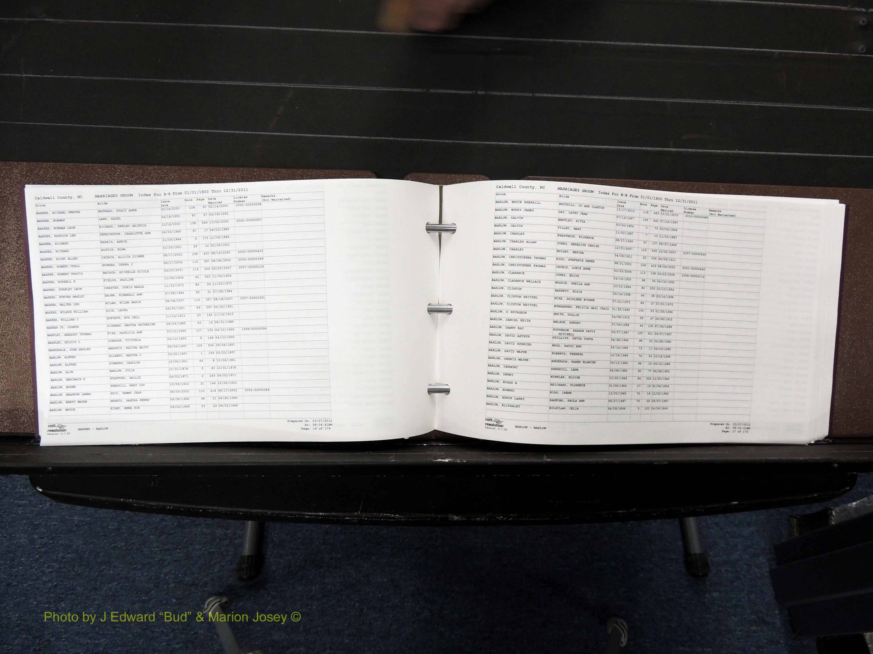 Caldwell Co, NC, Marriages, Male Index, A-C, 1800-2011 (136).JPG