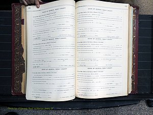 Dooly Co, GA, Marriages, Book, I, 1944-1972 pg 124-125.JPG