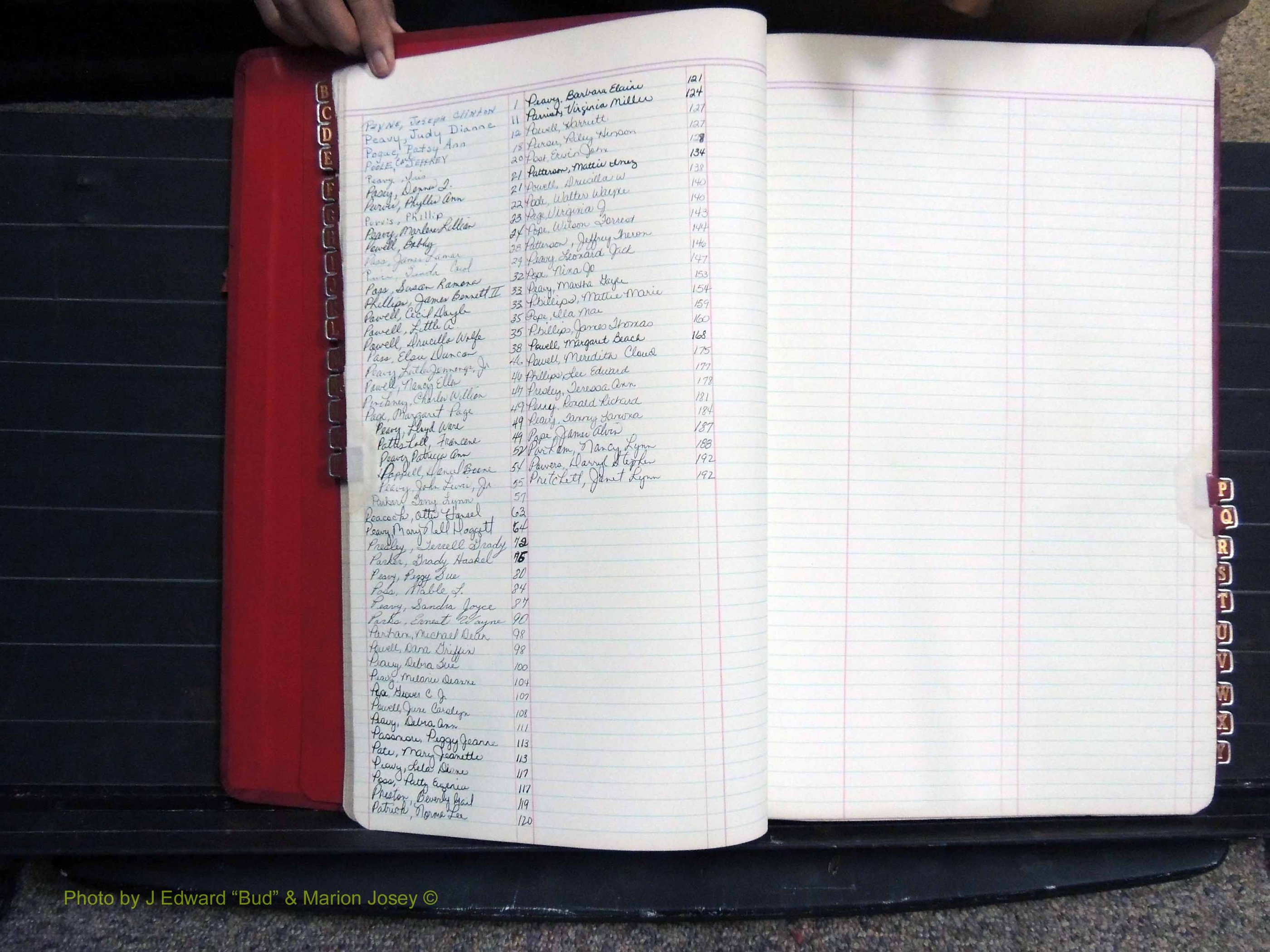 Dooly Co, GA, Marriages, Book, J, 1973-1982 Index P, Male & Female.JPG
