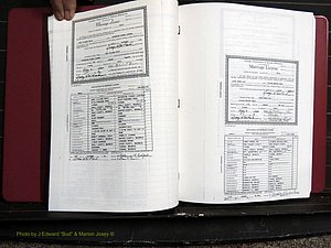 Dooly Co, GA, Marriages, Book, P, 1999-2005 pg 002-003.JPG