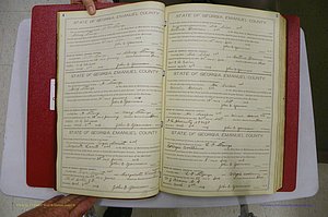 Emanuel Co, GA, Marriages Book D, 1904 - 1915, P 004-005.JPG