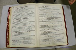 Emanuel Co, GA, Marriages Book K, 1949 - 1955, P 012-013.JPG
